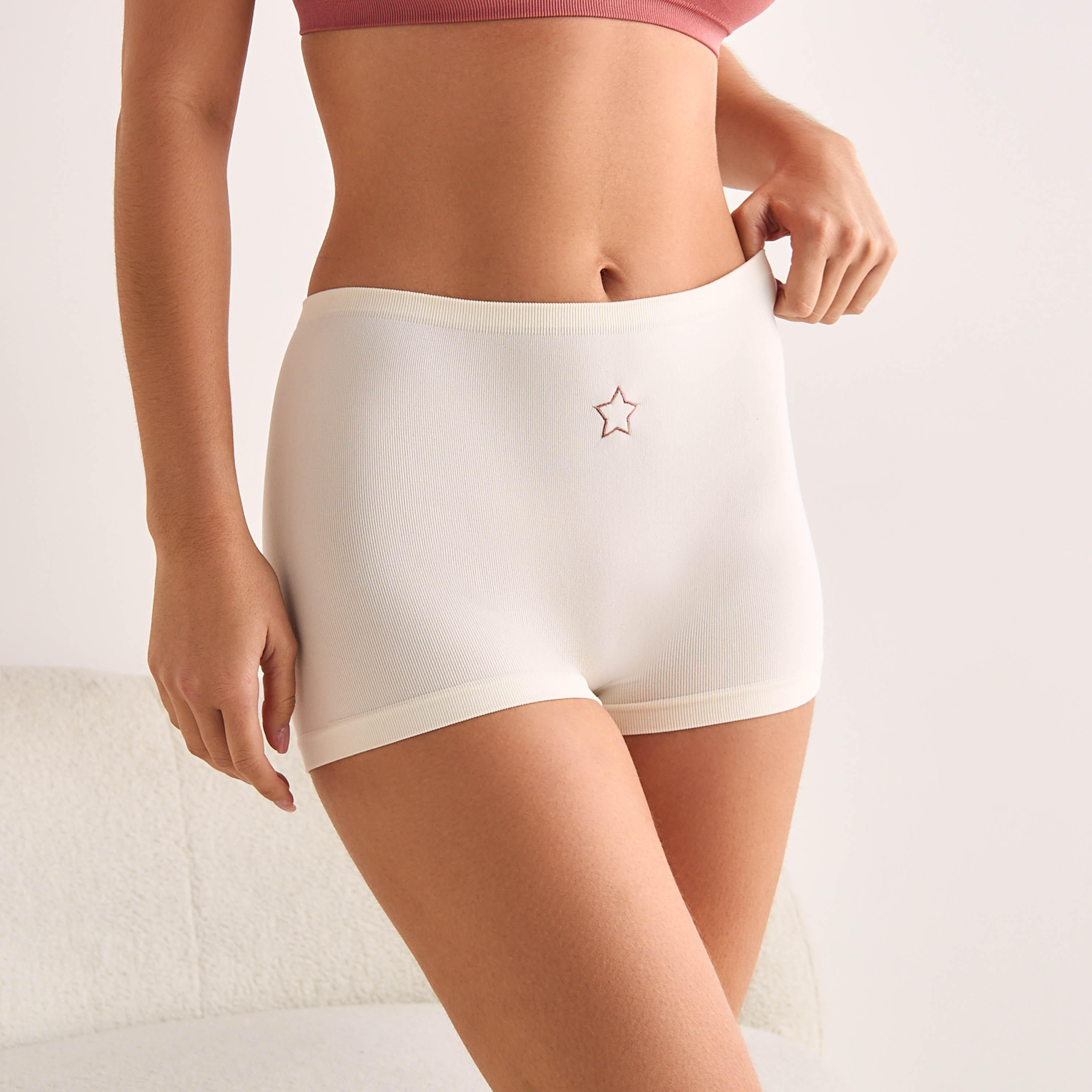 طقم سراويل داخلية لشد الجسم 3 قطع بطبعات من سبلاش إنتيميتس-women-clothing-plussize-lingerie-panties-image-8