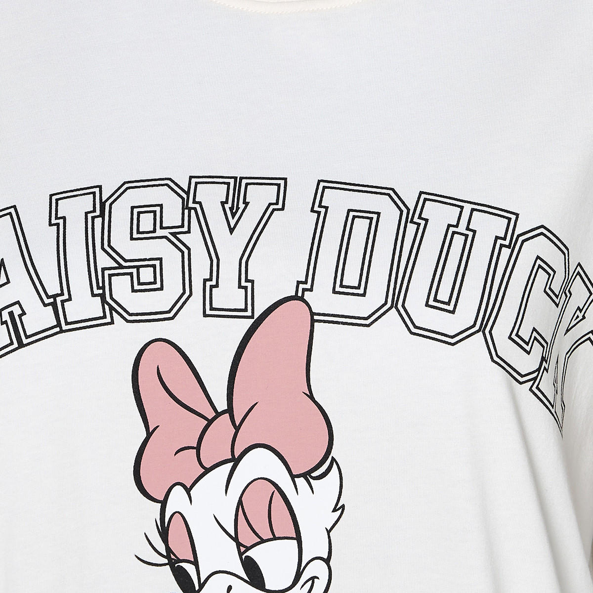 Daisy Duck Splash Intimate Knee Length Sleepshirt Short Sleeves Cotton-women-clothing-nightwear-nighties-image-2
