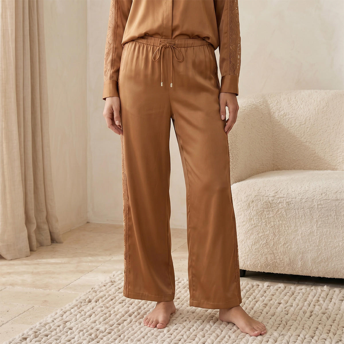 طقم بيجاما قميص وبنطلون بيجاما من سبلاش إنتيميتس-women-clothing-nightwear-pyjamas-longsets-image-5