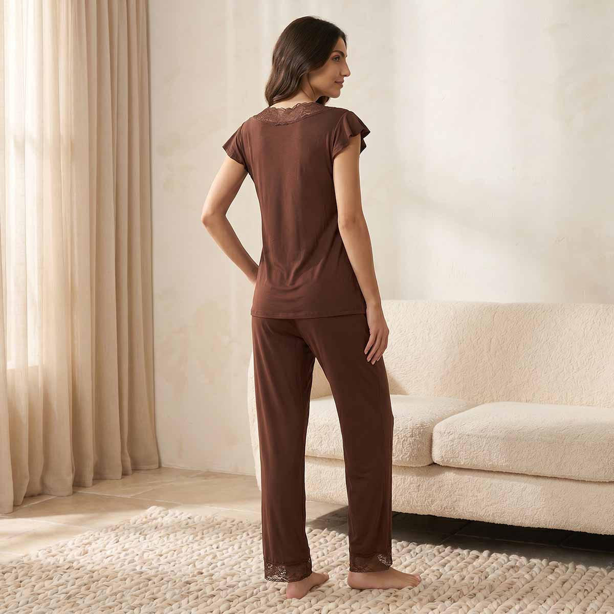 Splash Intimates Pyjama Set Top & Trousers Viscose-women-clothing-nightwear-pyjamas-longsets-image-4