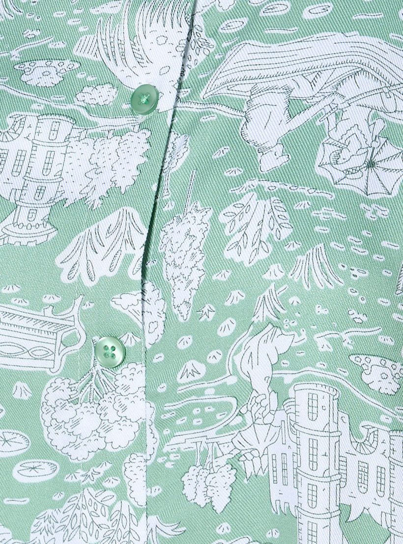 Set of 2 - Sleepshirt Short Sleeve Roll-Up Cuff Viscose-women-clothing-nightwear-nighties-image-2