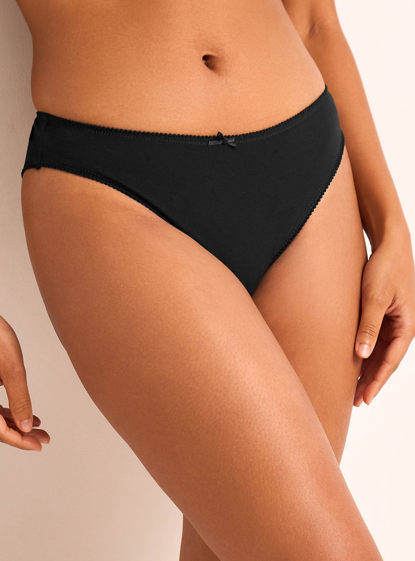 Set of 5 - Bikini Briefs with Lace Trim-women-clothing-lingerie-panties-image-8