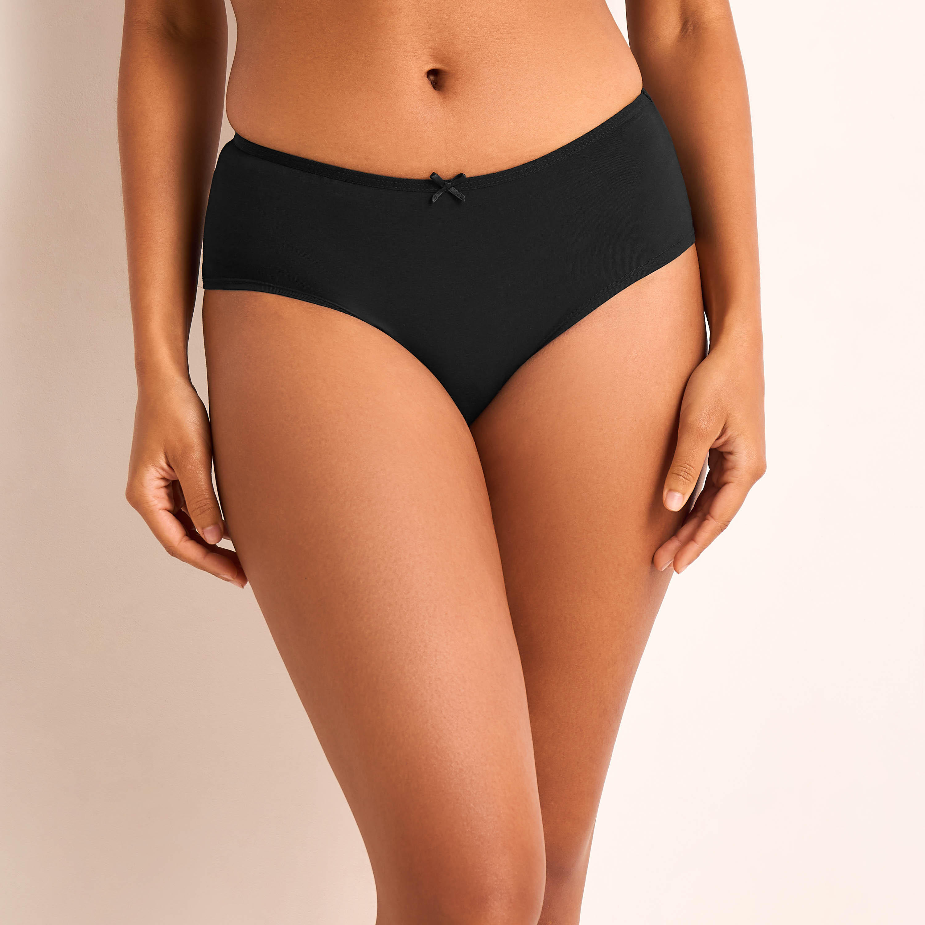 طقم سراويل داخلية بيكيني 5 قطع بزخارف فيونكة-women-clothing-lingerie-panties-image-8