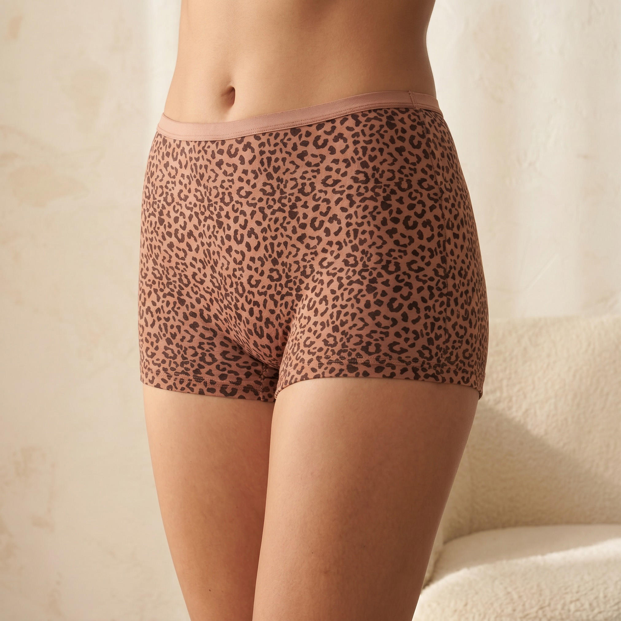 طقم سراويل بوكسر داخلية 5 قطع بطبعات متنوعة من سبلاش إنتيميتس-women-clothing-lingerie-panties-image-4