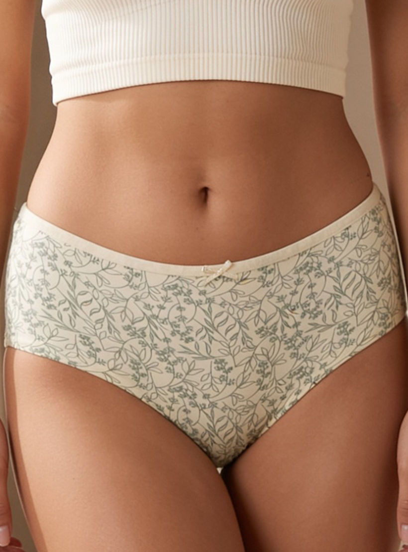 Set of 5 - Splash Intimates Briefs with Bow Detail-women-clothing-plussize-lingerie-panties-image-4