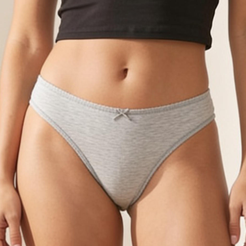 Set of 5 - Splash Intimates Bikini Briefs with Bow-women-clothing-plussize-lingerie-panties-image-6