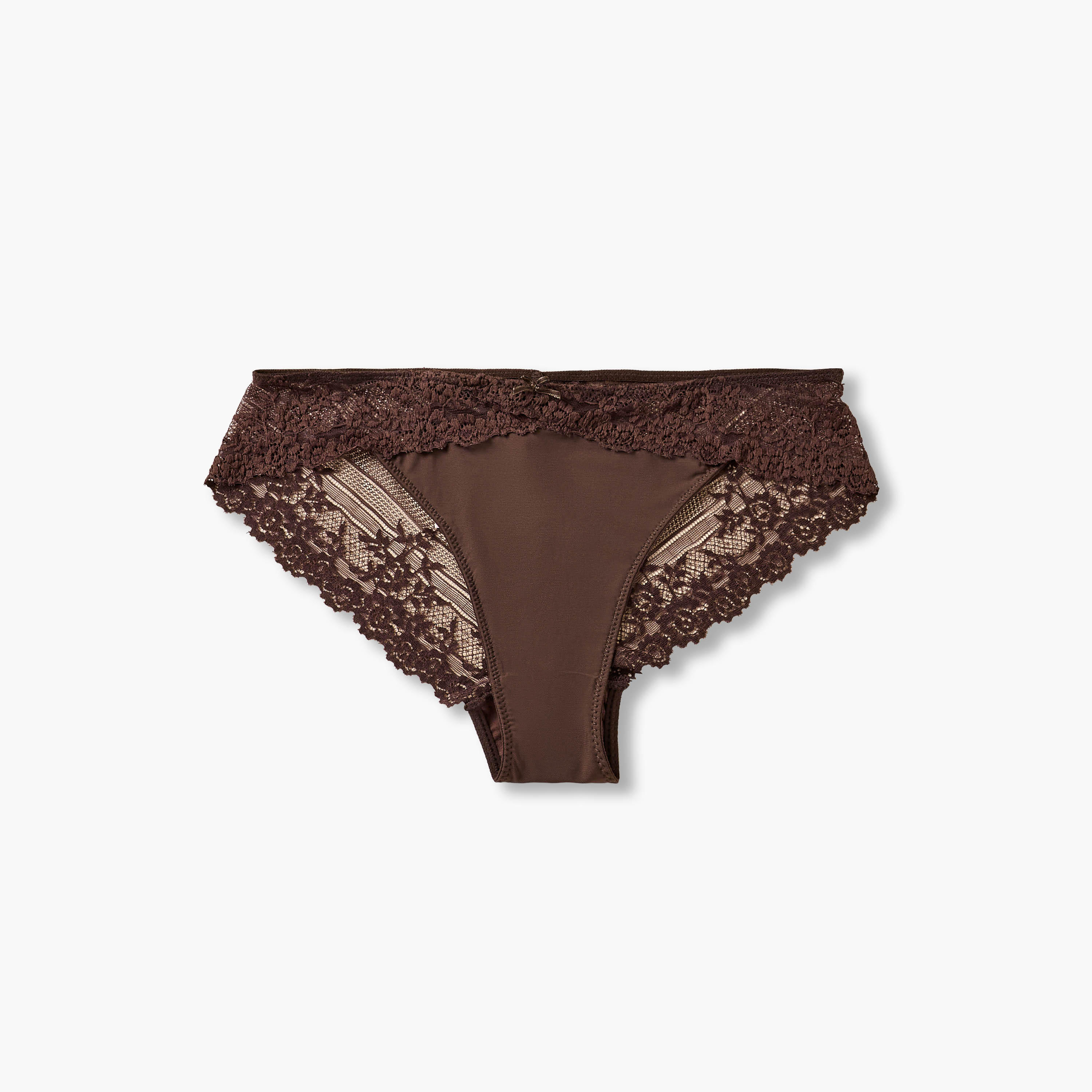Splash Intimates Bikini Briefs with Lace Trim-women-clothing-plussize-lingerie-panties-image-1