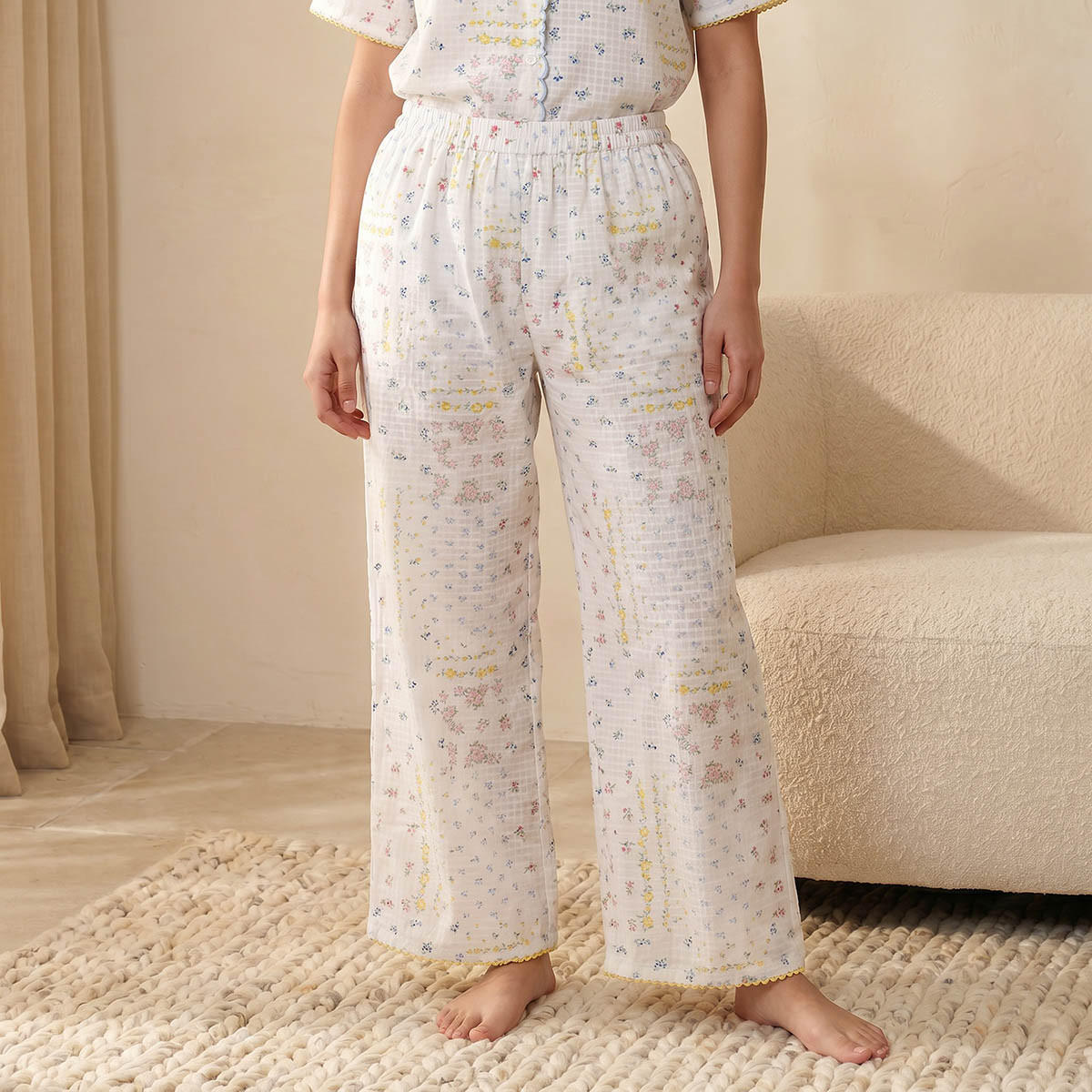 طقم بيجاما قميص وبنطلون إنتمتس من سبلاش-women-clothing-nightwear-pyjamas-longsets-image-5