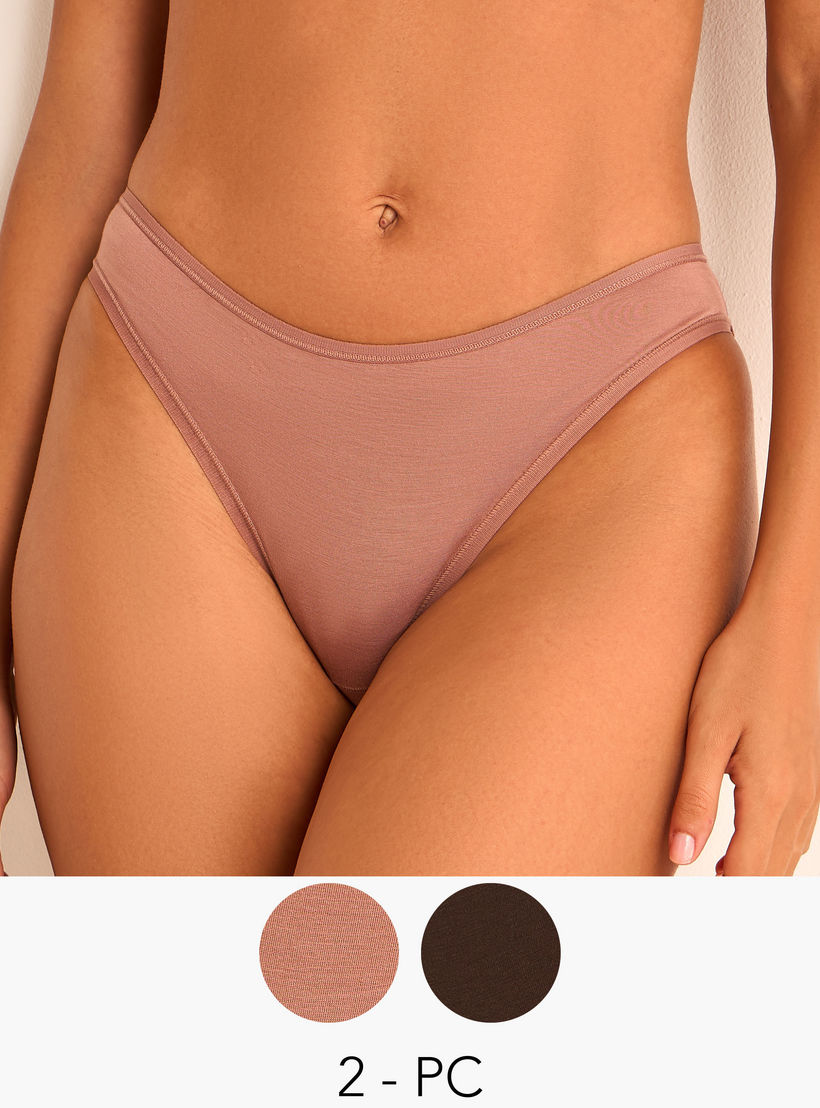 Set of 2 - Bikini Briefs-women-clothing-plussize-lingerie-panties-image-1