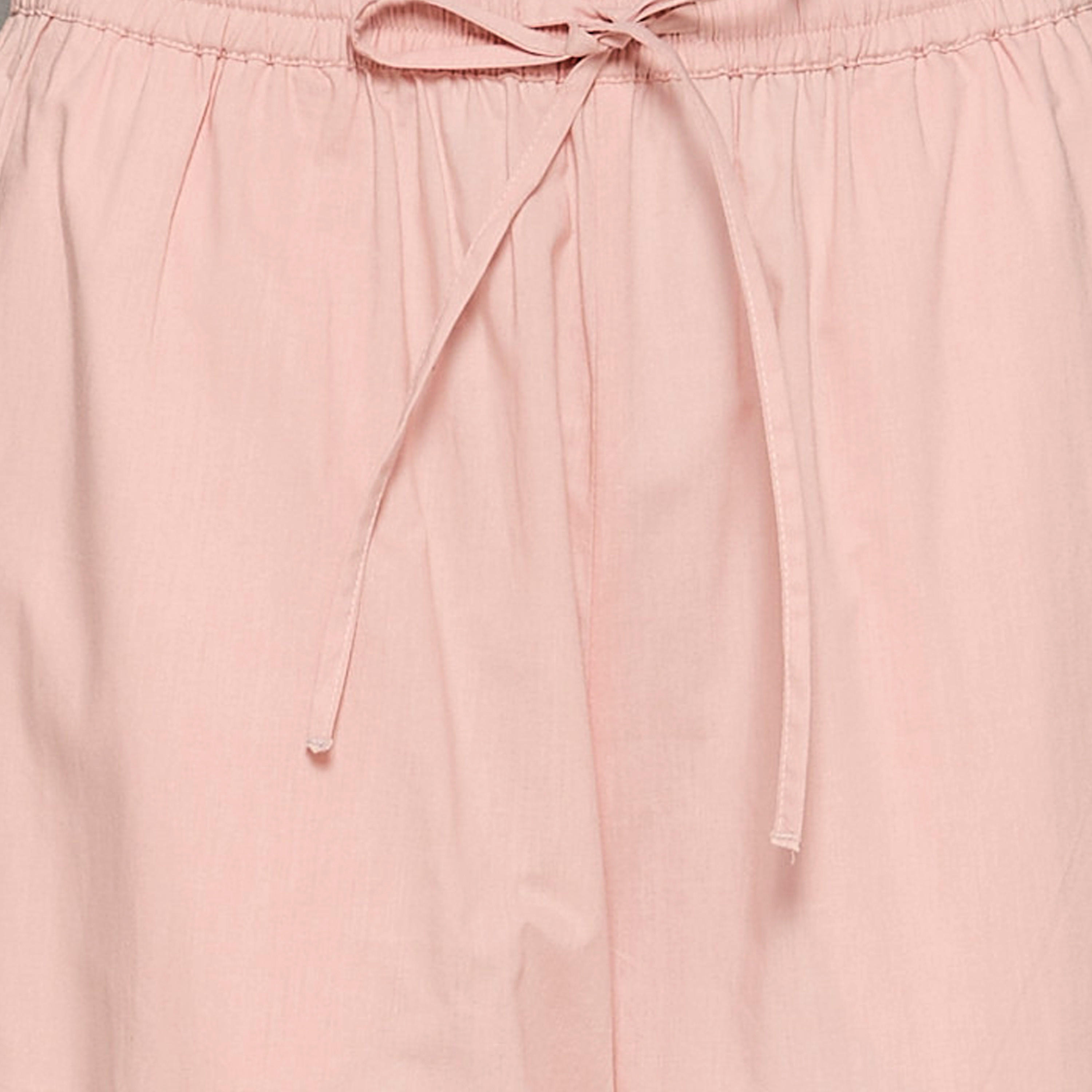 طقم بلوزة بدون أكمام وبنطلون بيجاما-women-clothing-nightwear-pyjamas-longsets-image-1
