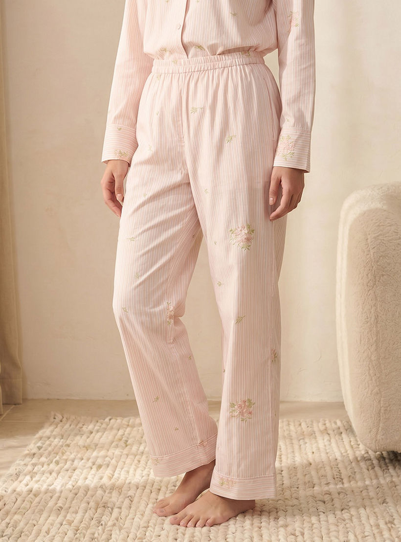 Splash Intimates Pyjama Set Button-Down Shirt & Trousers-women-clothing-nightwear-pyjamas-longsets-image-5