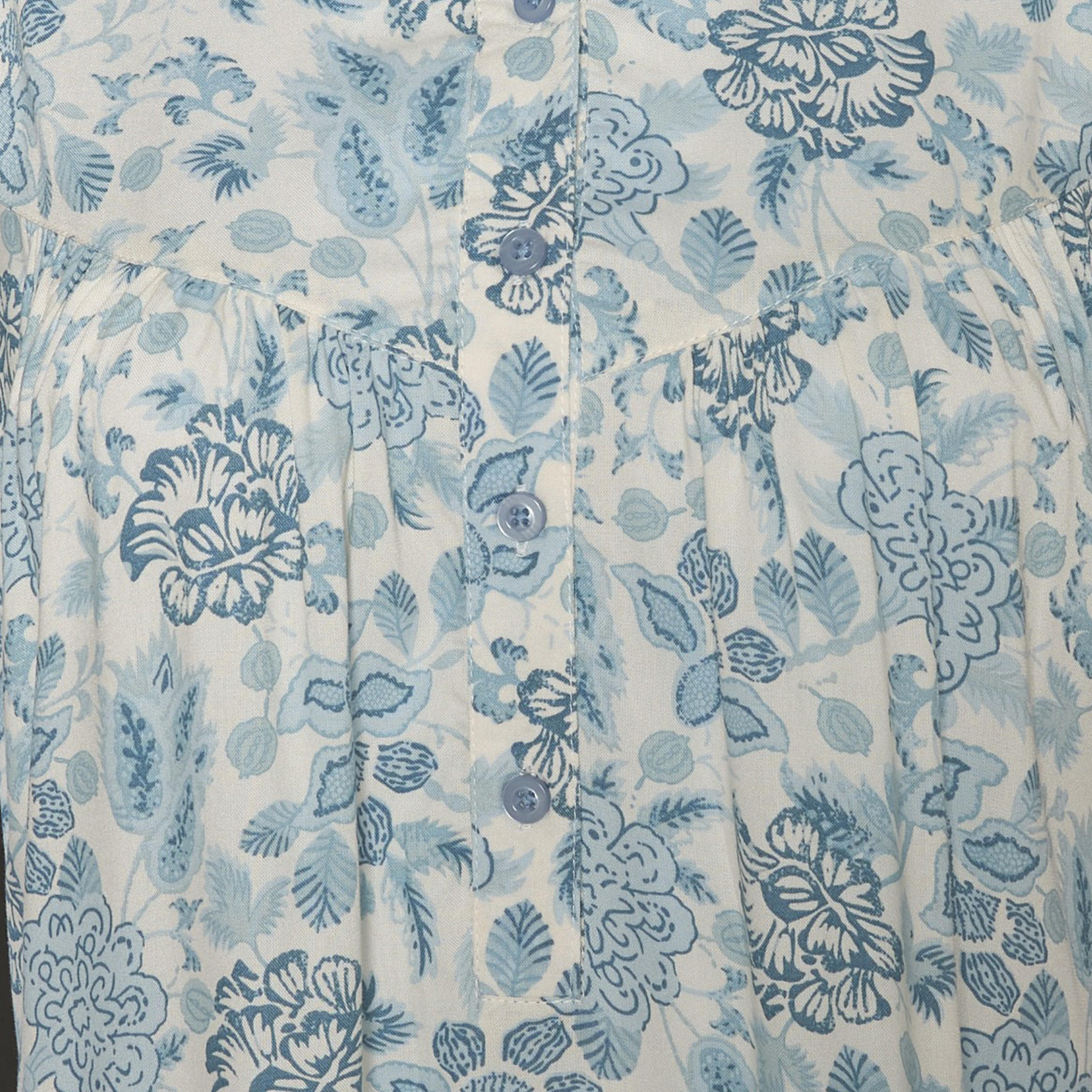 Night Gown Short Sleeve Floral Print Viscose-women-clothing-nightwear-nighties-image-2