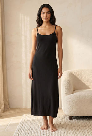 فستان نوم طويل دون أكمام بحمّالات رفيعة من سبلاش إنتيميتس-women-clothing-nightwear-image-1