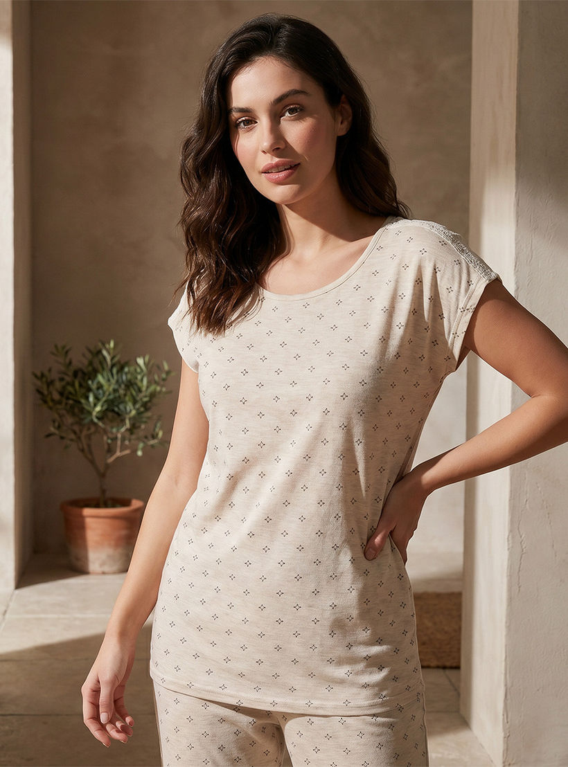 طقم بلوزة وبنطلون بيجاما من سبلاش إنتيميتس-women-clothing-nightwear-pyjamas-longsets-image-3