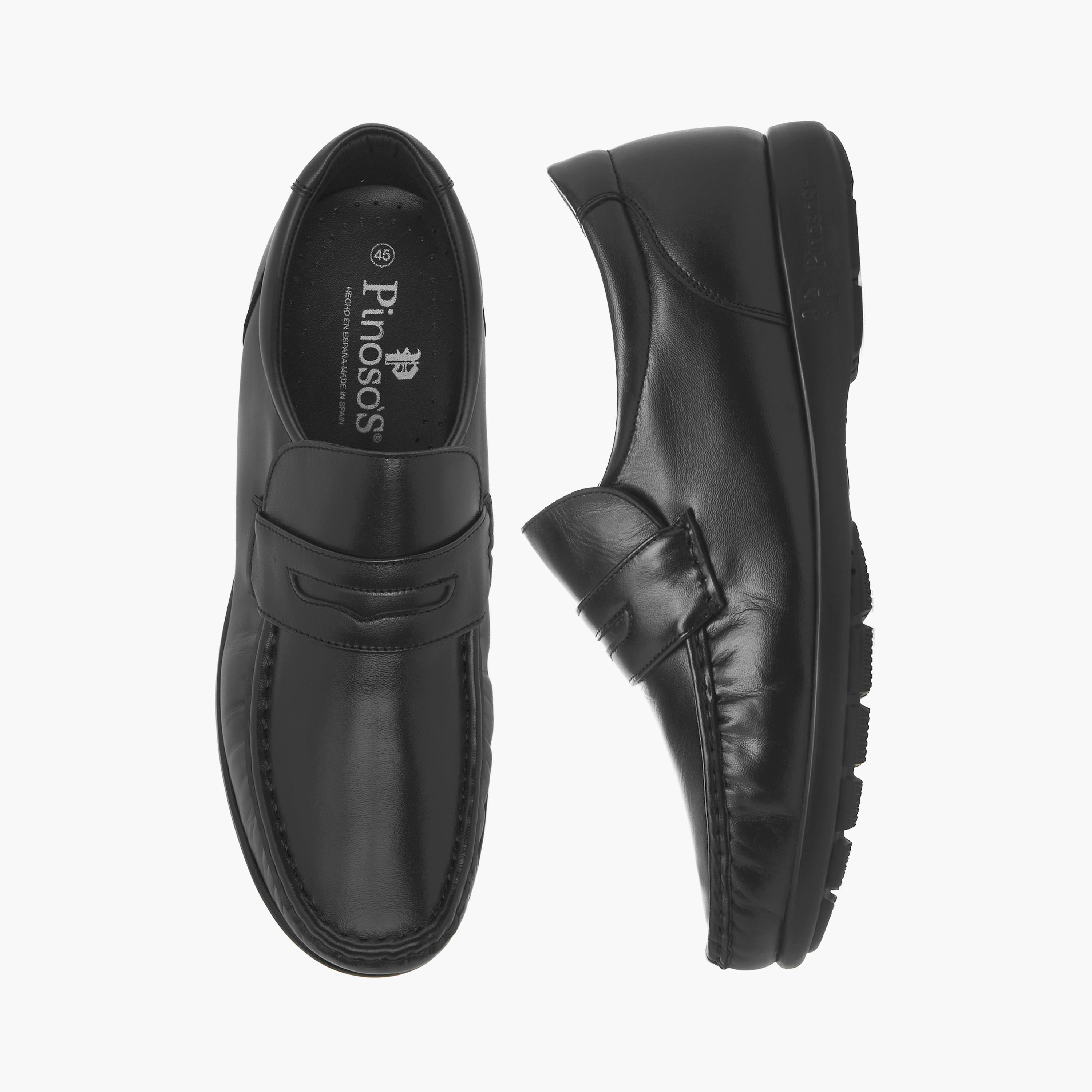 Pinosos Men Genuine Leather Slip-On Loafers-men-shoes-loafersandmoccasins-image-1