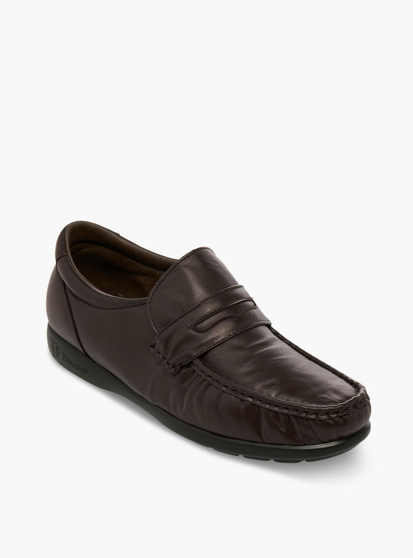 Pinosos Men Genuine Leather Slip-On Loafers-men-shoes-loafersandmoccasins-image-2