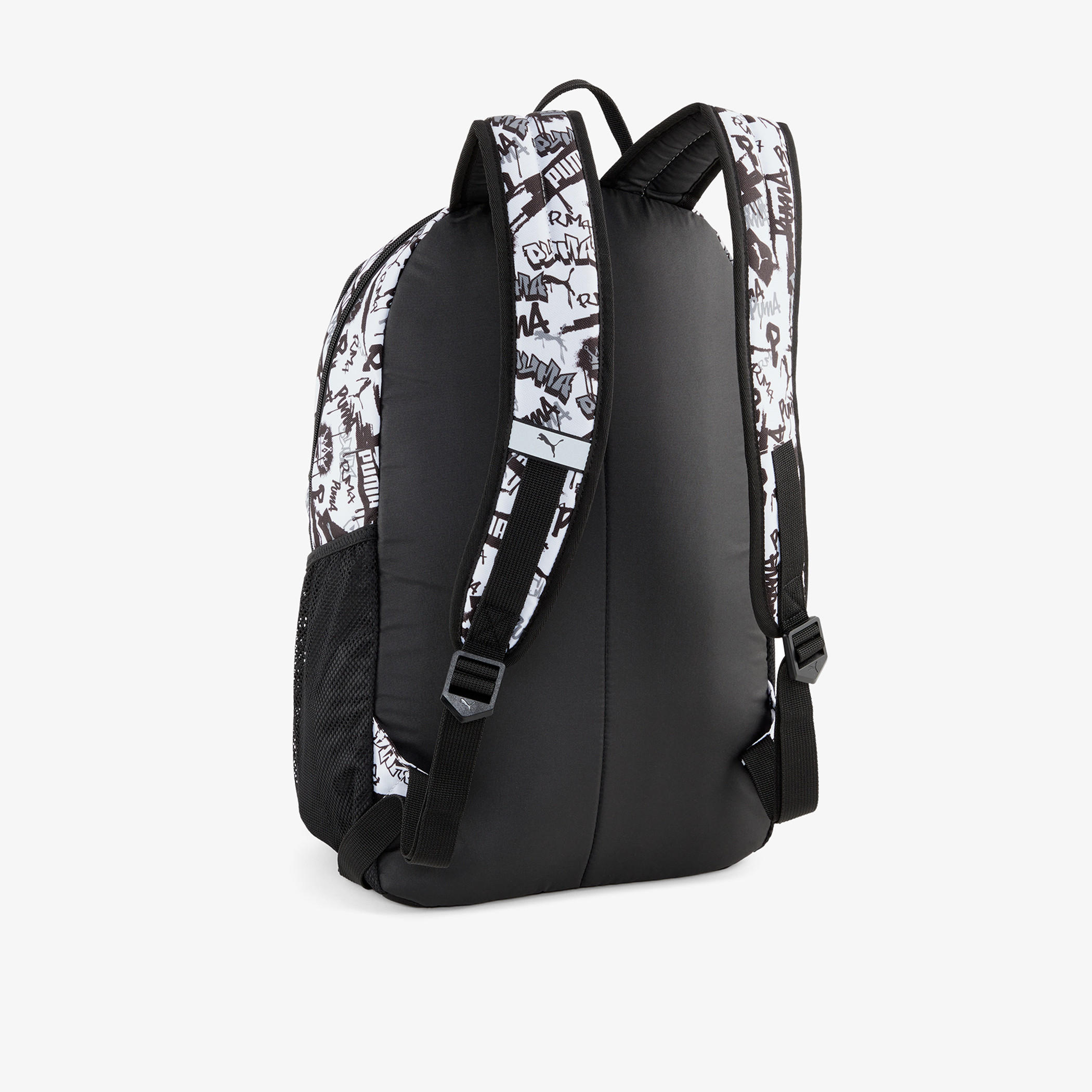 Puma Graphic Print Backpack with Adjustable Straps and Zip Closure-school-bagsandbackpacks-backpacks-image-2