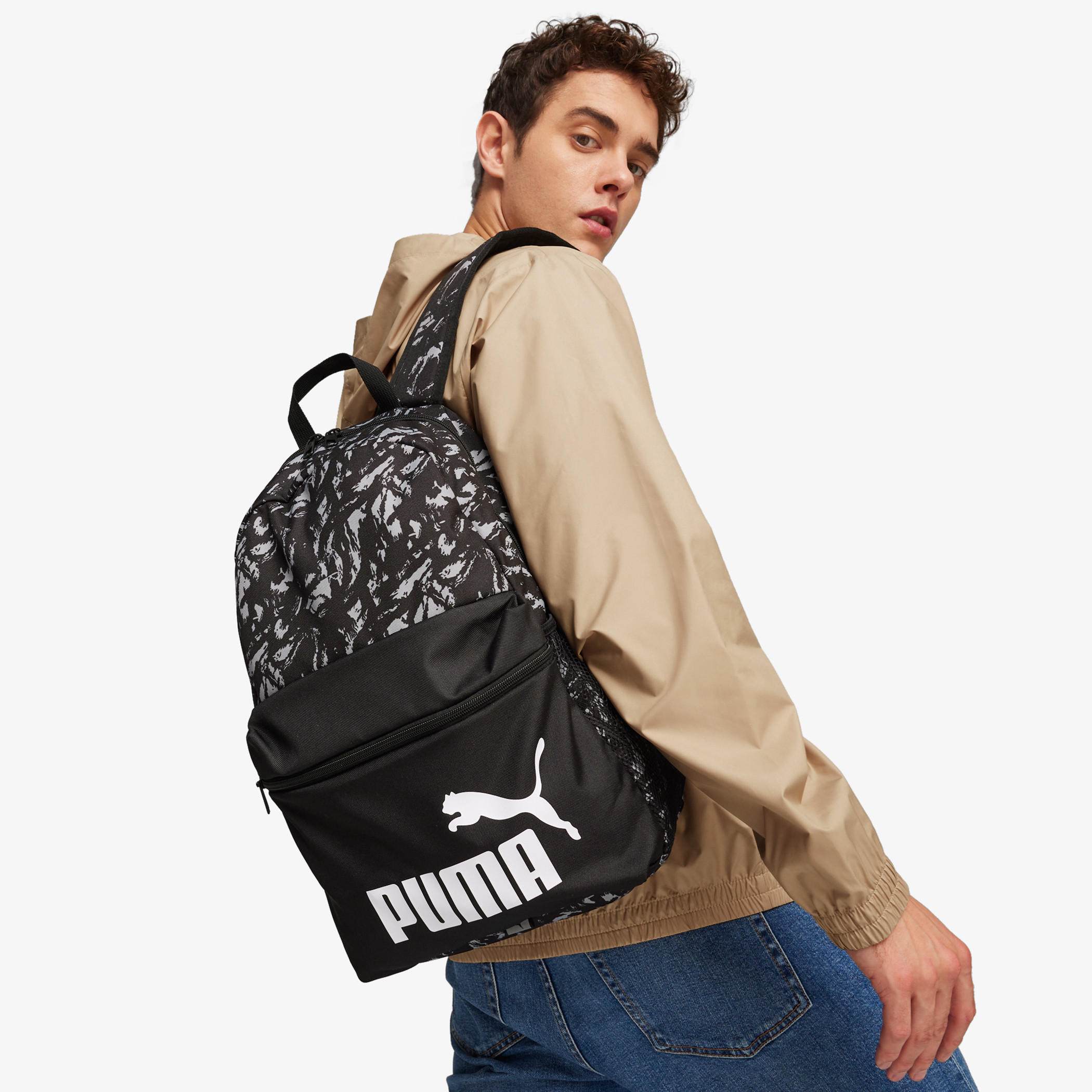 شنطة ظهر بسحّاب إغلاق وحمالات قابلة للتعديل وطبعات شعار من بوما-school-bagsandbackpacks-backpacks-image-4