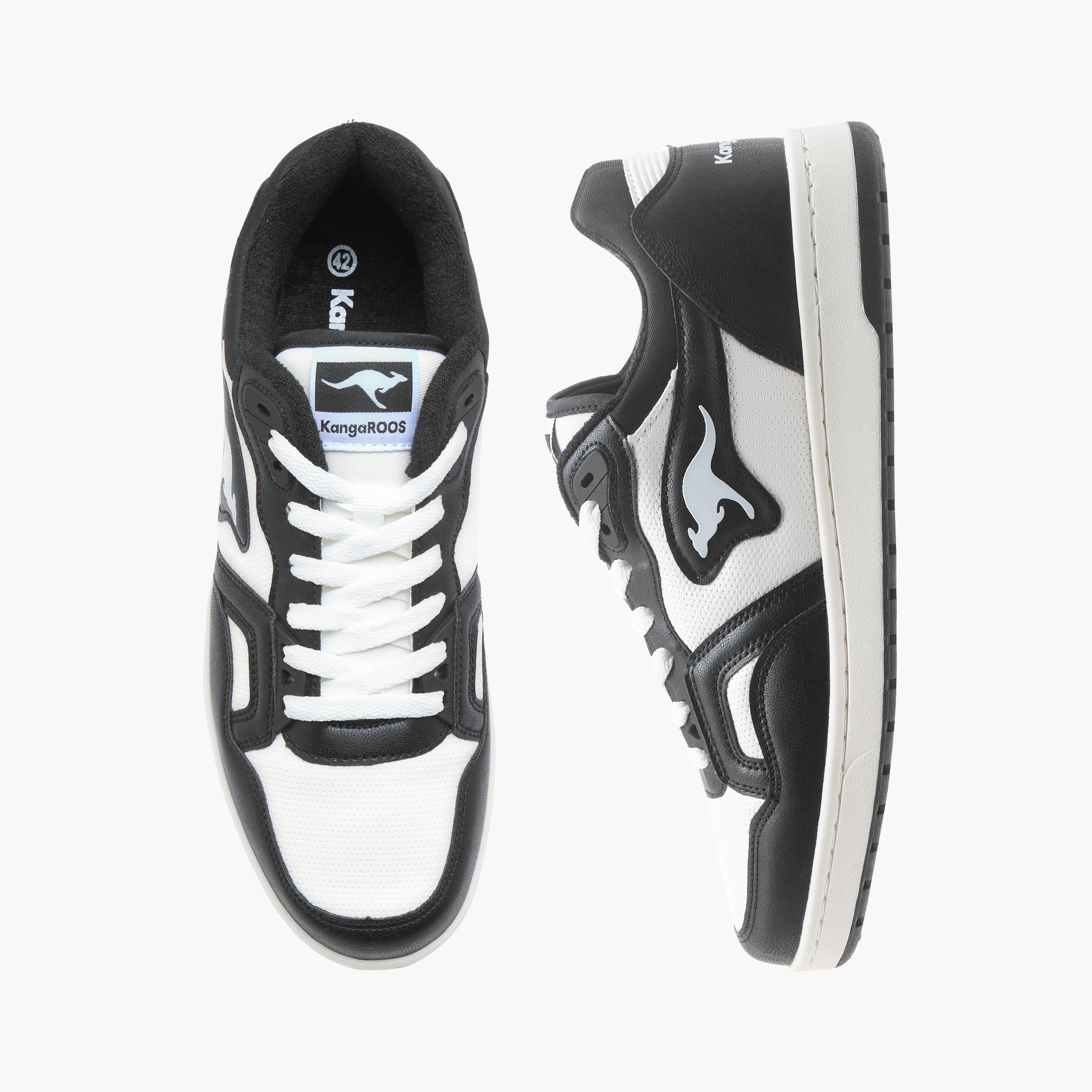 KangaROOS Women's Panelled Lace-Up Sneakers-women-shoes-sneakers-image-1