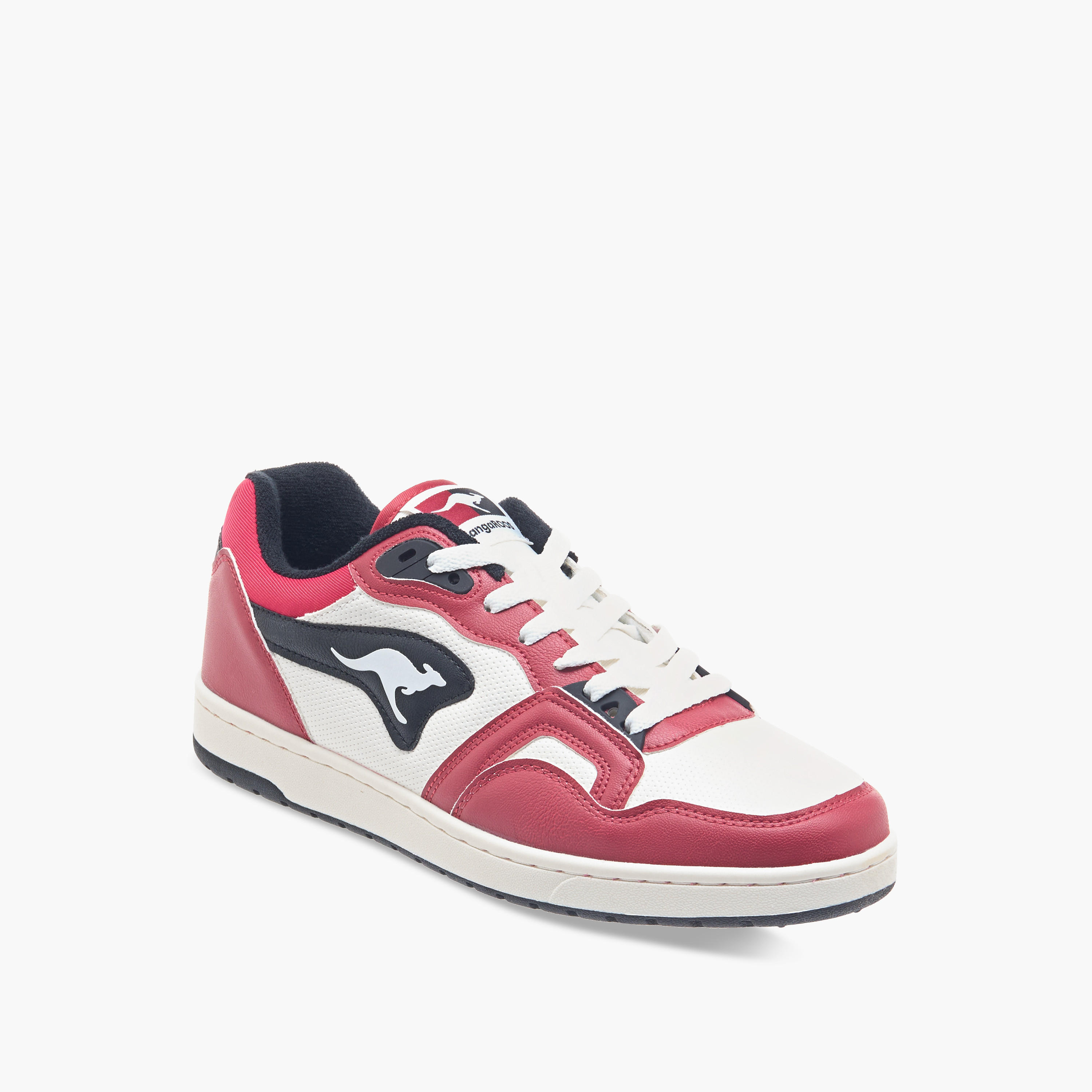 KangaROOS Women's Panelled Lace-Up Sneakers-women-shoes-sneakers-image-2
