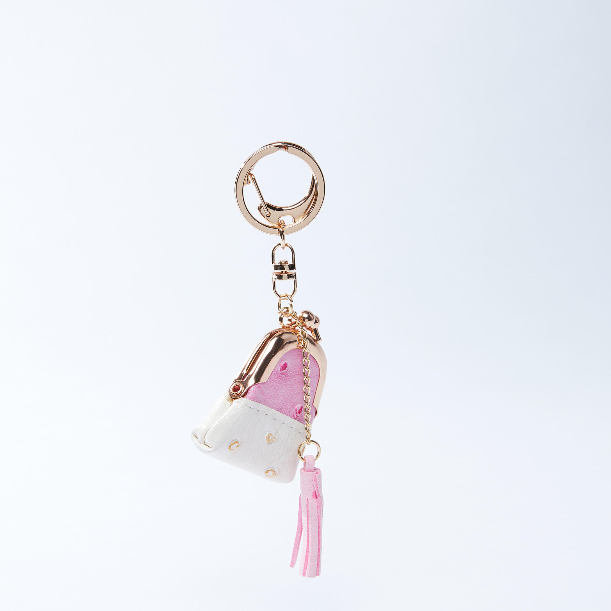 سلسة مفاتيح على شكل حقيبة يد بشرّابات-women-clothingaccessories-novelties-image-1