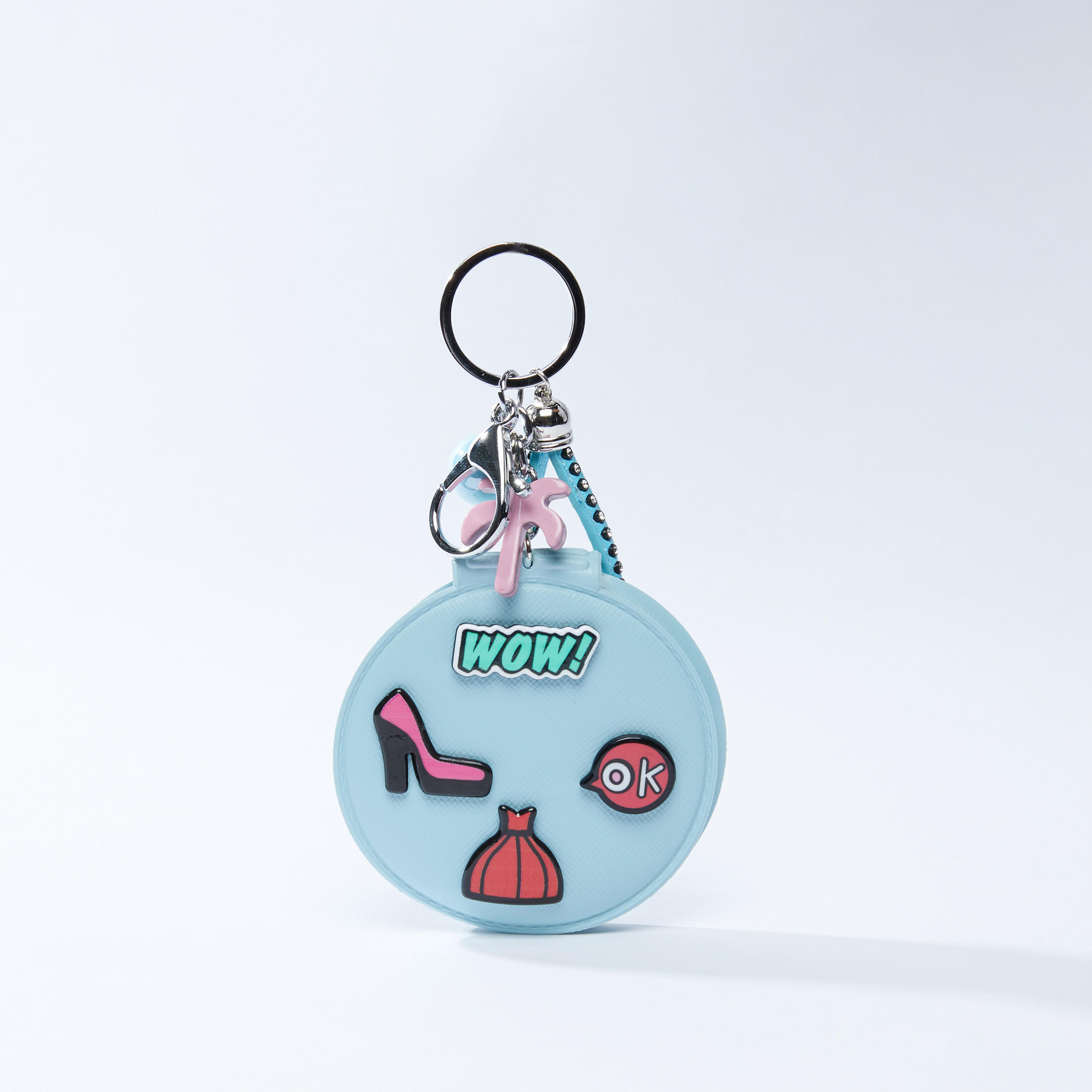 سلسة مفاتيح مزيّنة بشارة ومشبك إغلاق-women-clothingaccessories-novelties-image-1