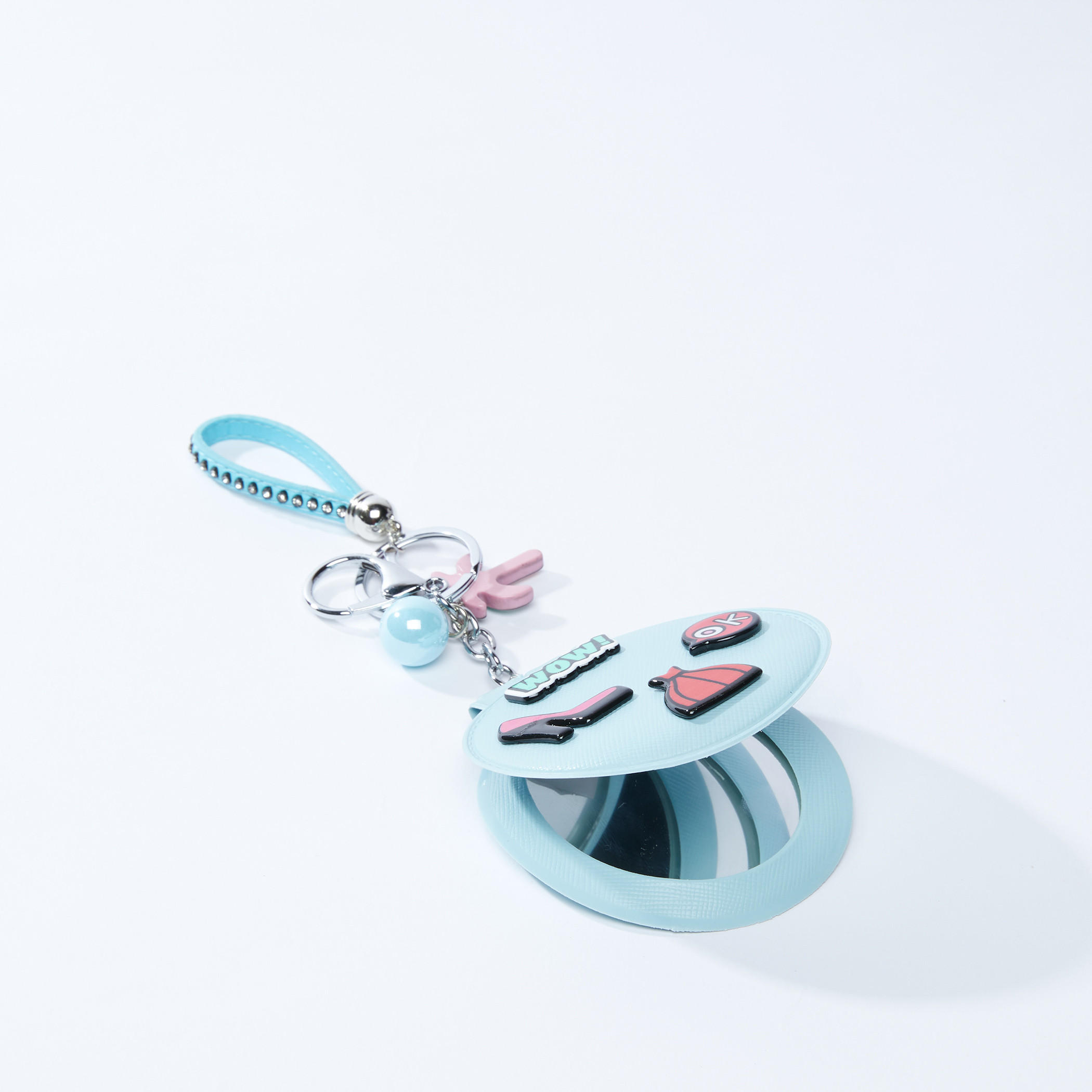 سلسة مفاتيح مزيّنة بشارة ومشبك إغلاق-women-clothingaccessories-novelties-image-2