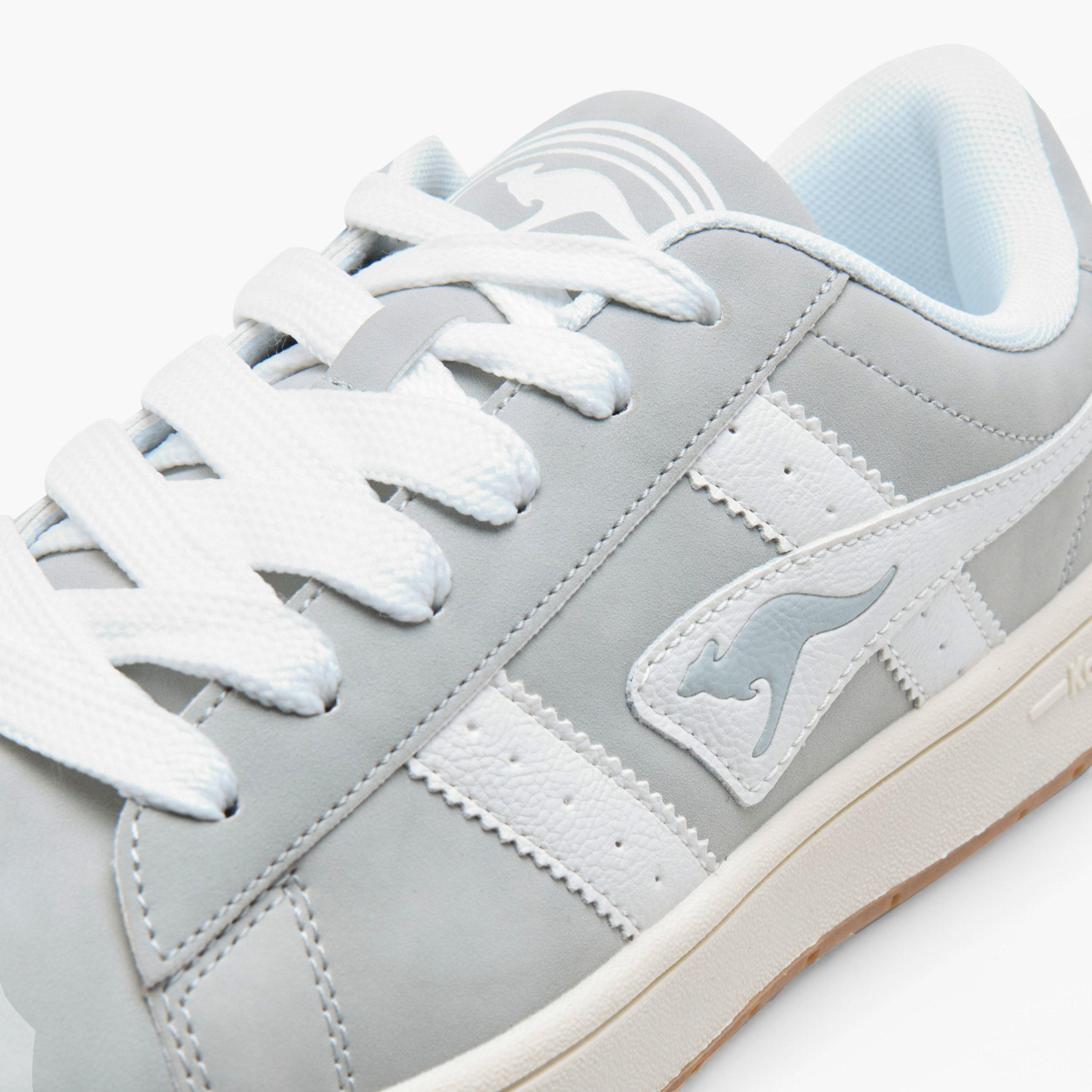 KangaROOS Unisex Logo Detail Sneakers with Lace-Up Closure-women-shoes-sneakers-image-4