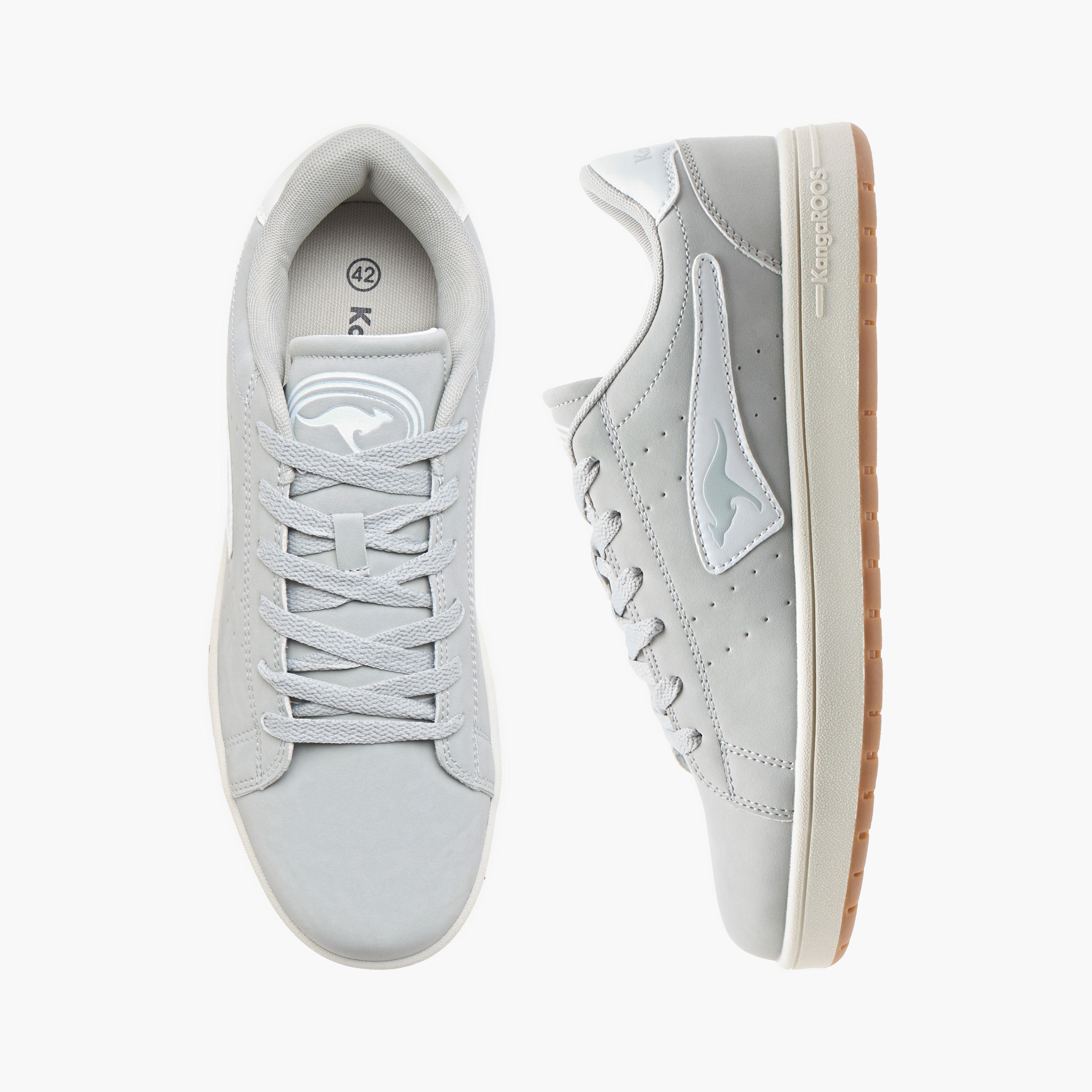 KangaROOS Women's Logo Detail Lace-Up Sneakers-women-shoes-sneakers-image-1