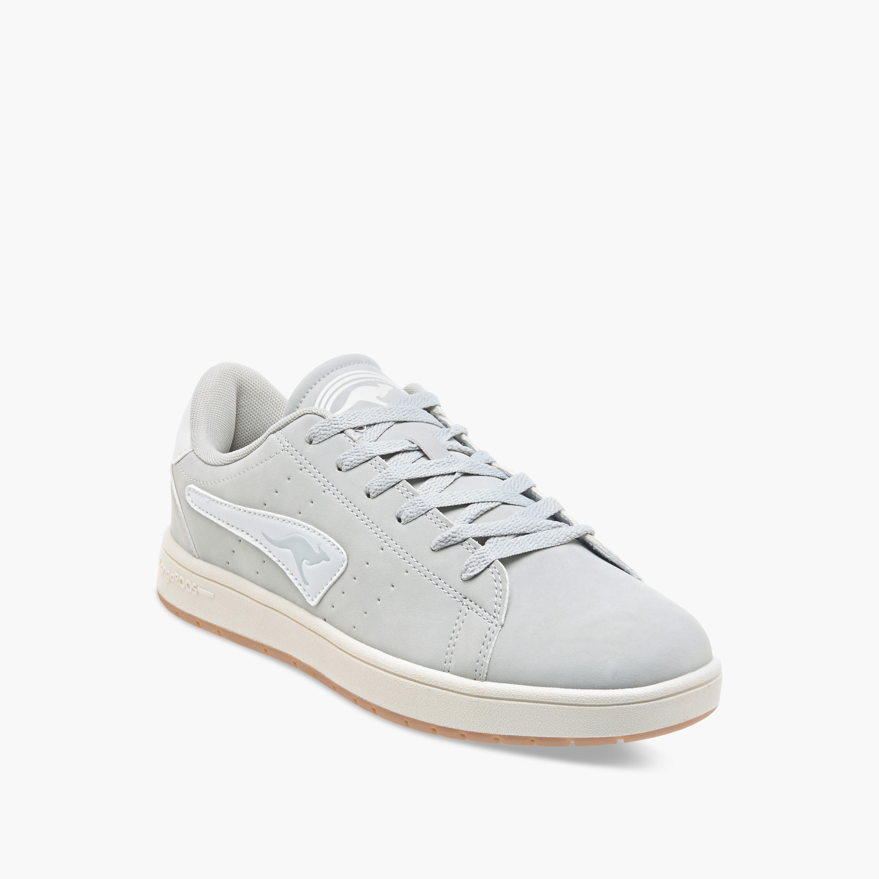 KangaROOS Women's Logo Detail Lace-Up Sneakers-women-shoes-sneakers-image-2