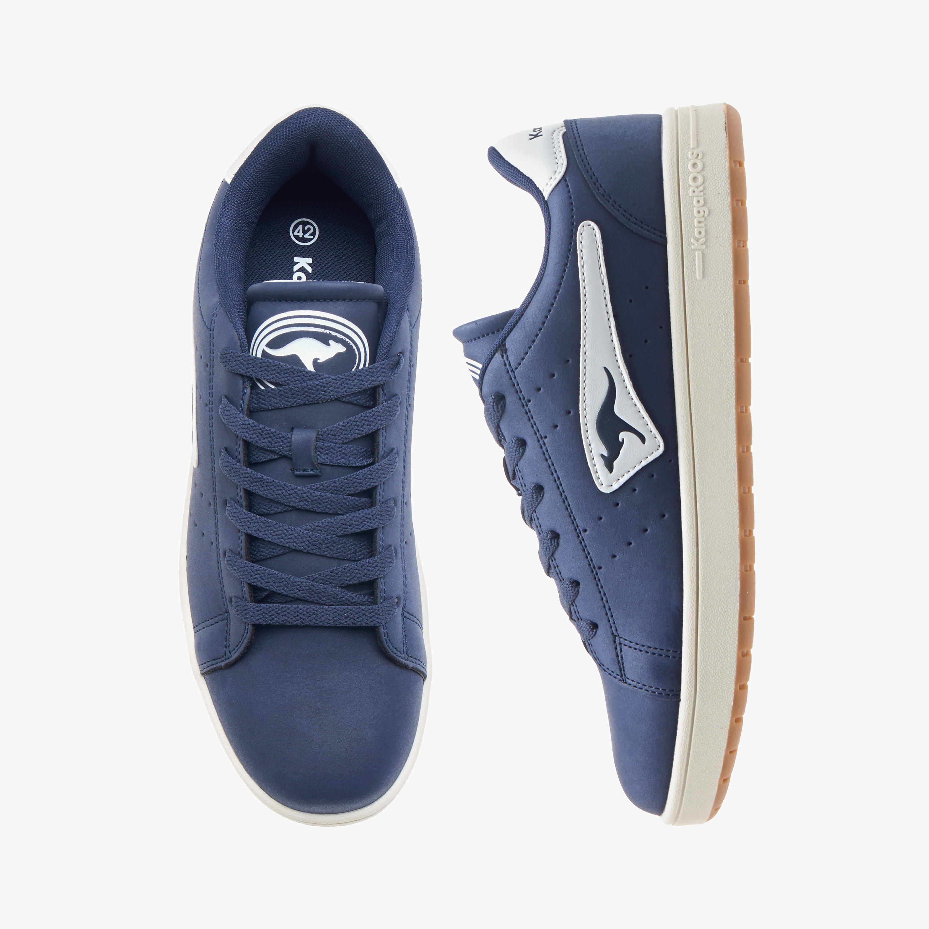 KangaROOS Women's Logo Detail Lace-Up Sneakers-women-shoes-sneakers-image-1