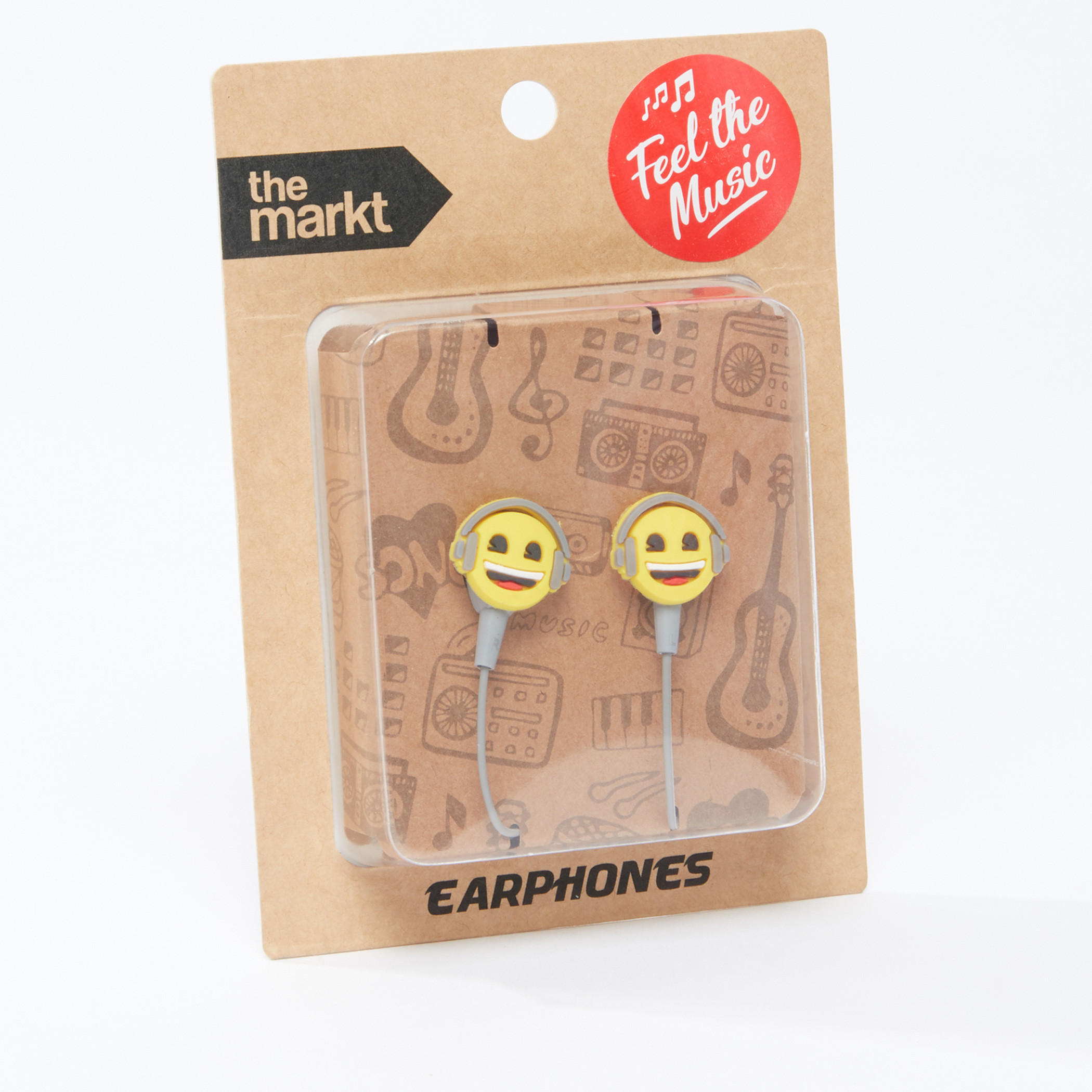Emoji Embellished Earphones-electronics-accessories-image-1