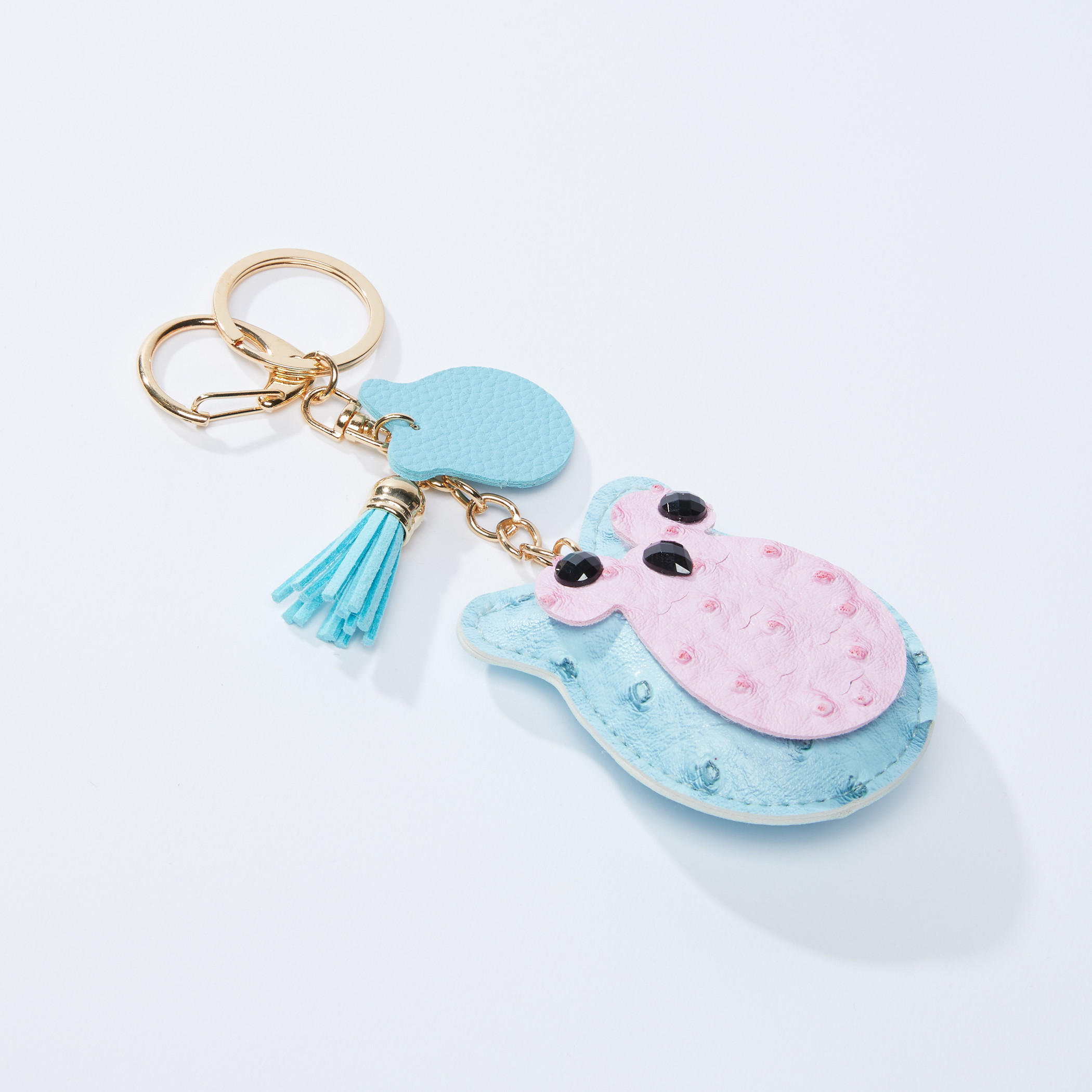 سلسلة مفاتيح مرصّعة بشرّابات ومشبك إغلاق-women-clothingaccessories-novelties-image-1