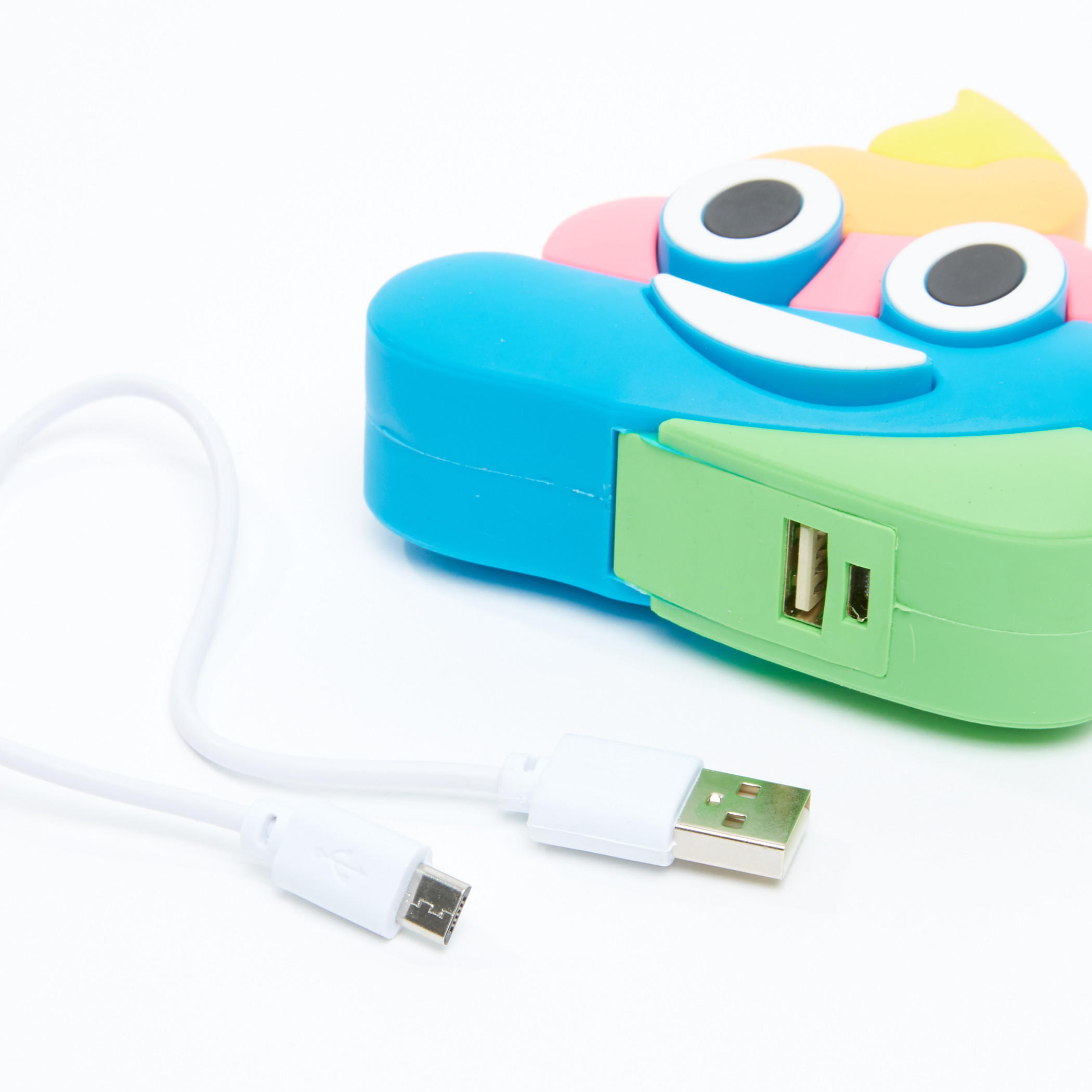 شاحن متنقل باور بنك بوصلة يو إس بي إيموجي - 2600 أمبير-electronics-accessories-image-2