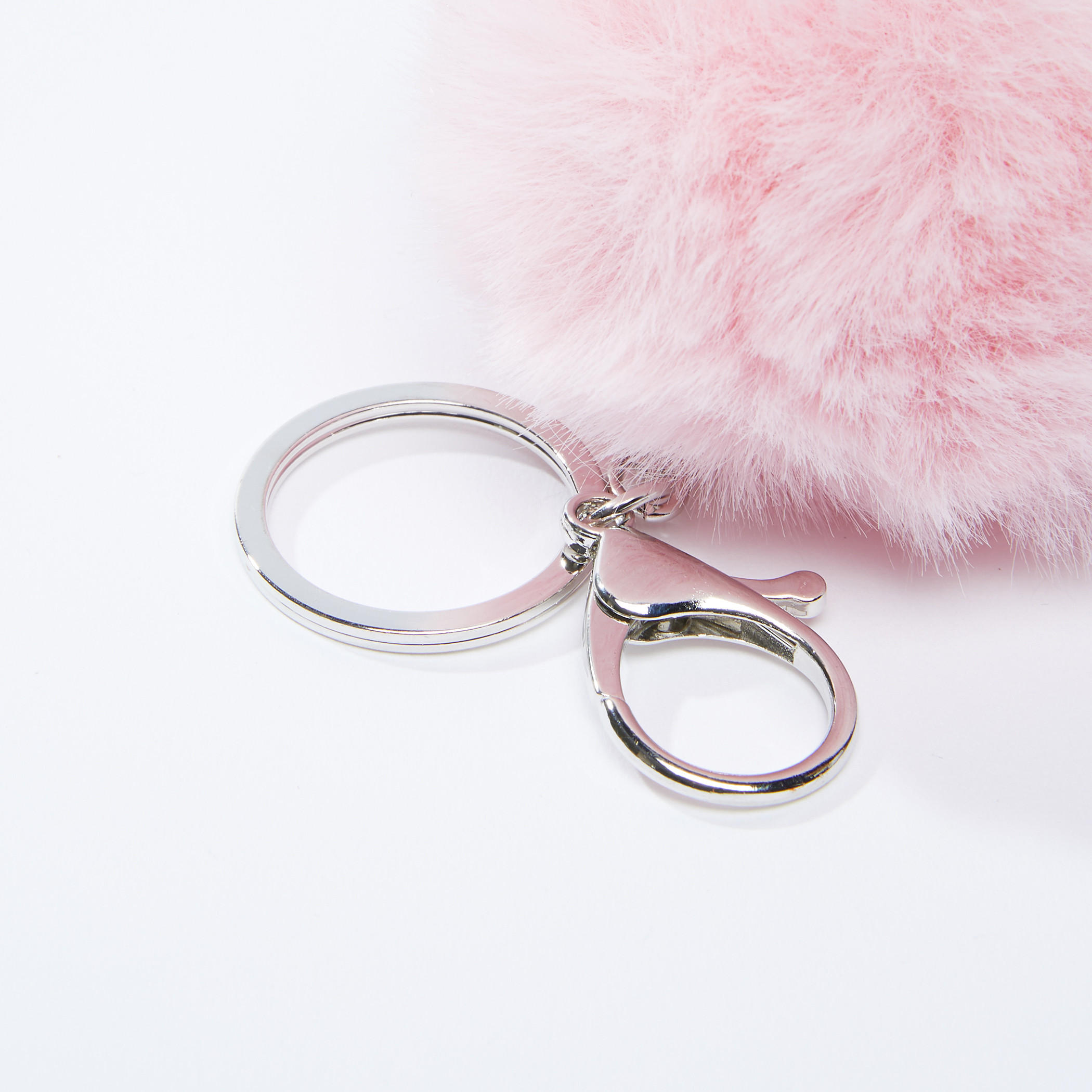 Pom-Pom Detail Keychain-electronics-accessories-image-2