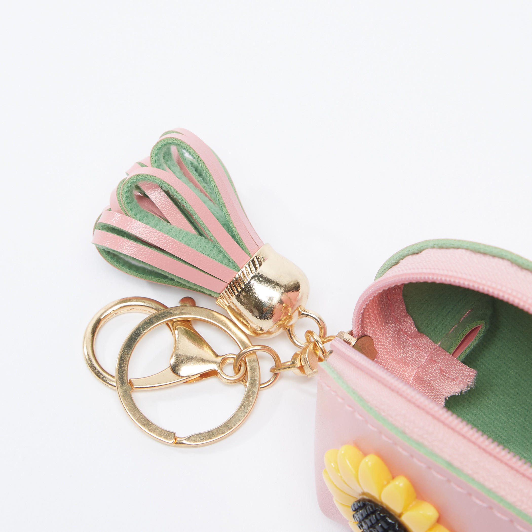 سلسة مفاتيح حقيبة بمشبك إغلاق وتزيينات-women-clothingaccessories-novelties-image-2