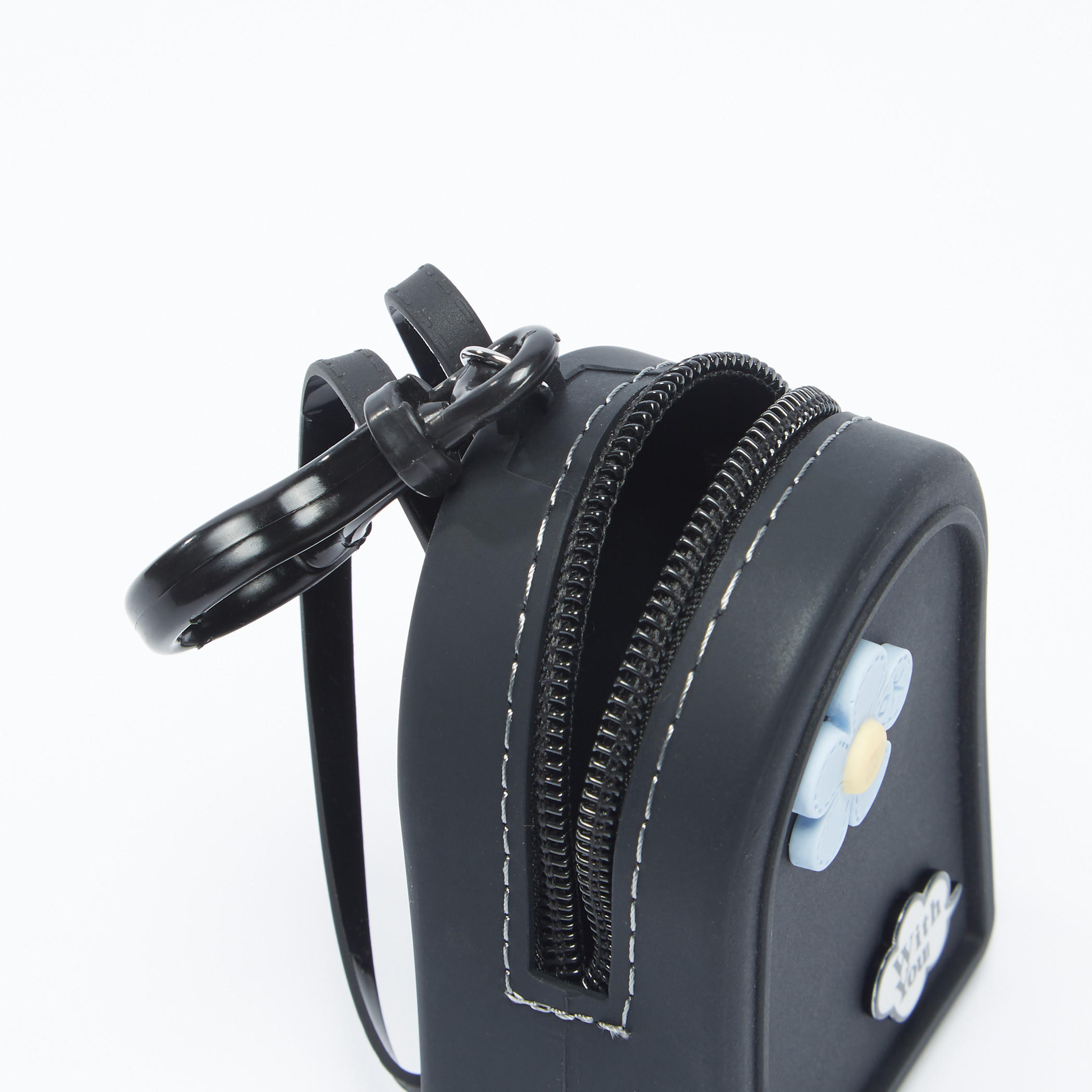 سلسلة مفاتيح مزيّنة بحقيبة مطّاطية وسحّاب إغلاق-electronics-accessories-image-2