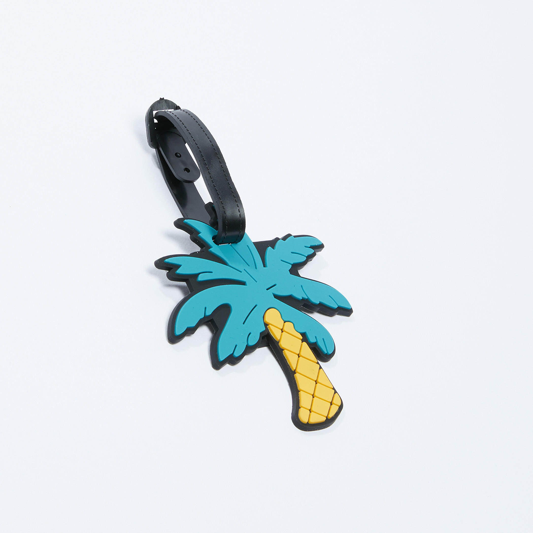 Palm Tree Luggage Tag with Buckle Closure-women-clothingaccessories-novelties-image-1