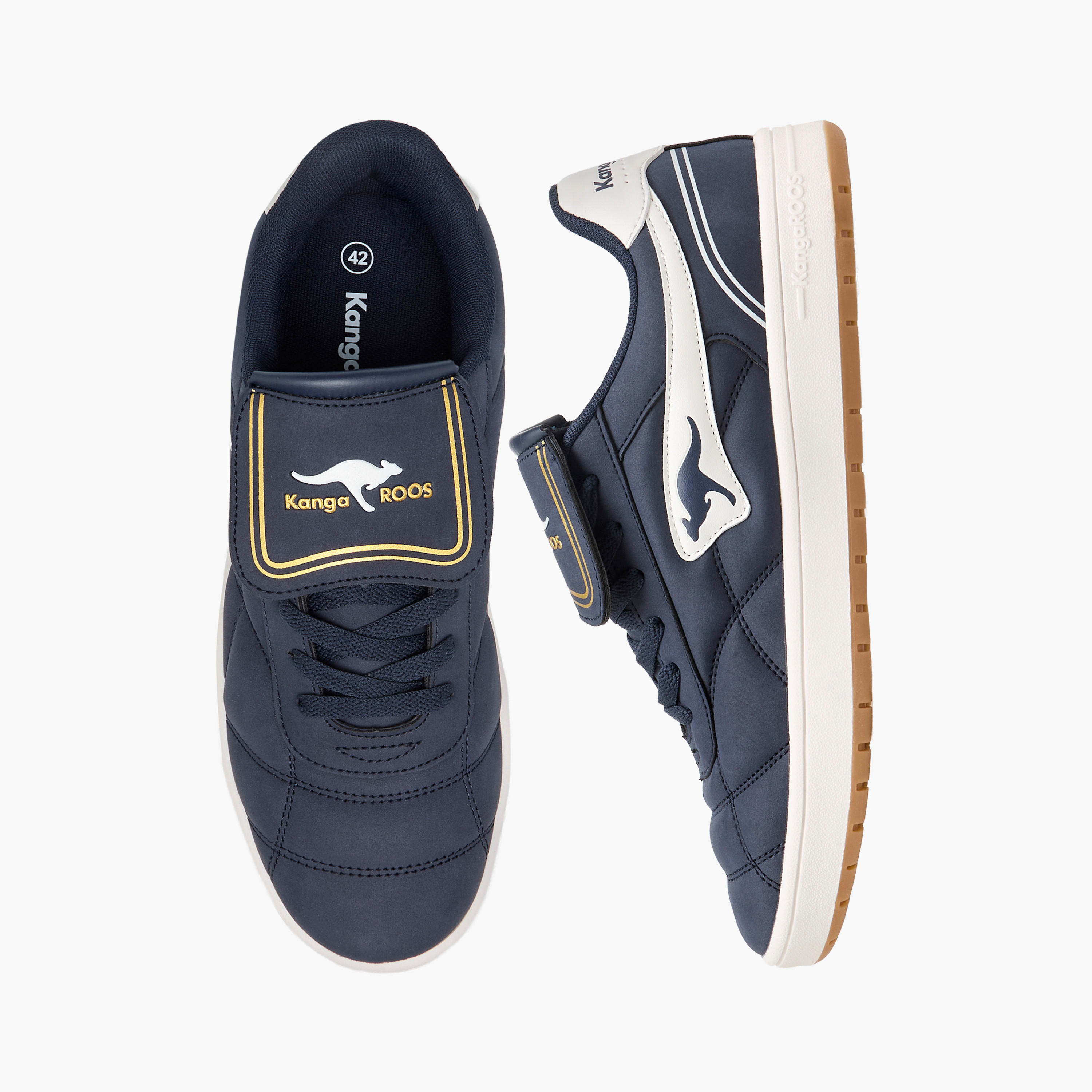 KangaROOS Men's Stitch Detail Lace-Up Sneakers-men-shoes-sneakers-image-1