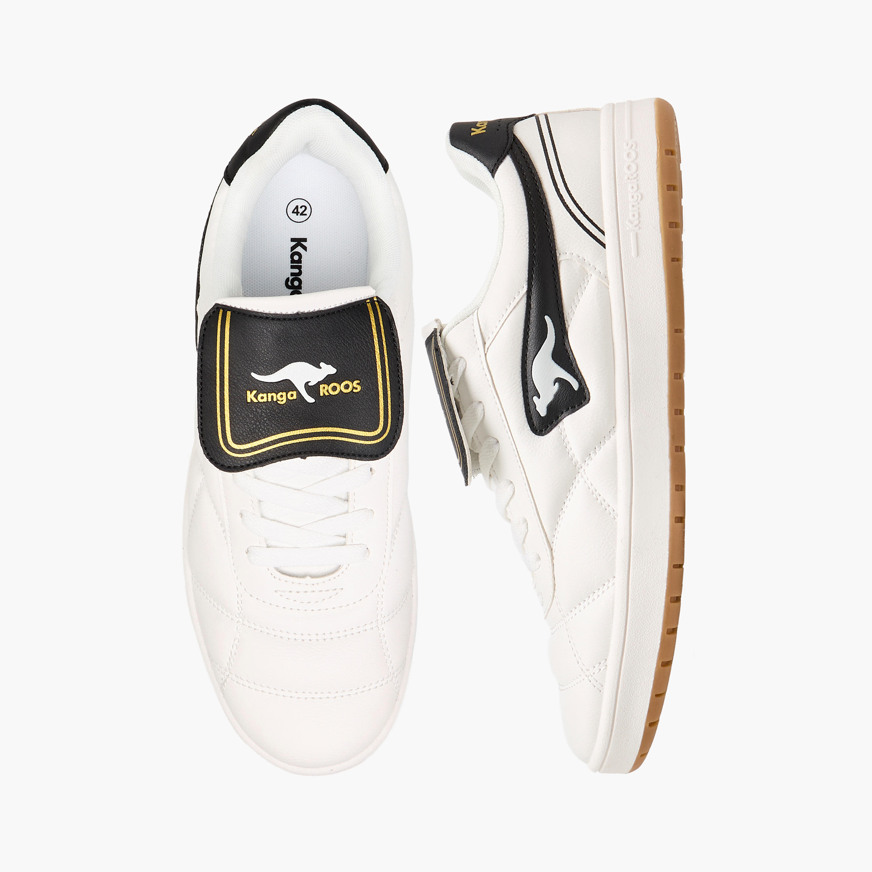 KangaROOS Men's Stitch Detail Lace-Up Sneakers-men-shoes-sneakers-image-1