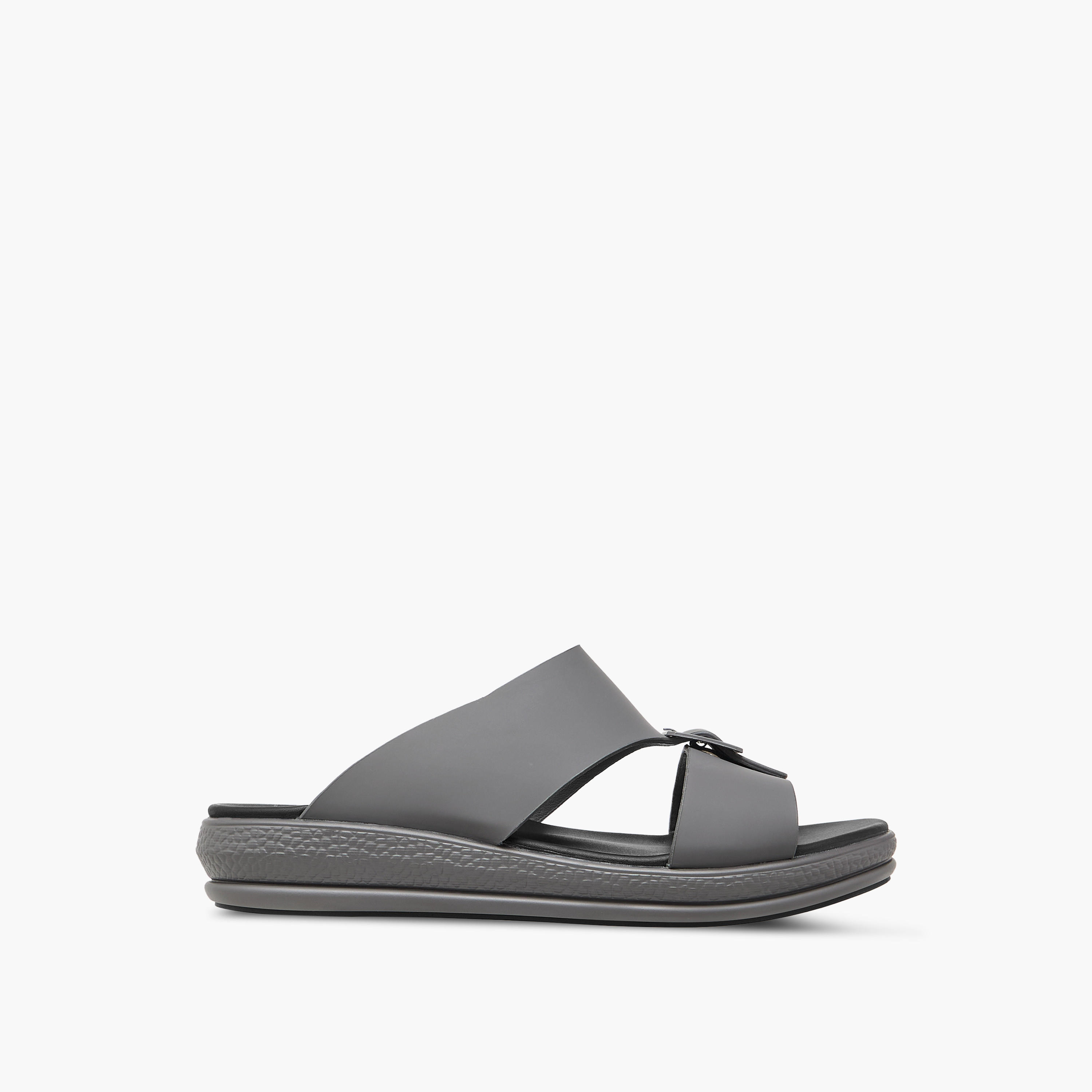 LBL by Shoexpress Buckle Accent Slip-On Sandals-men-shoes-sandals-image-3