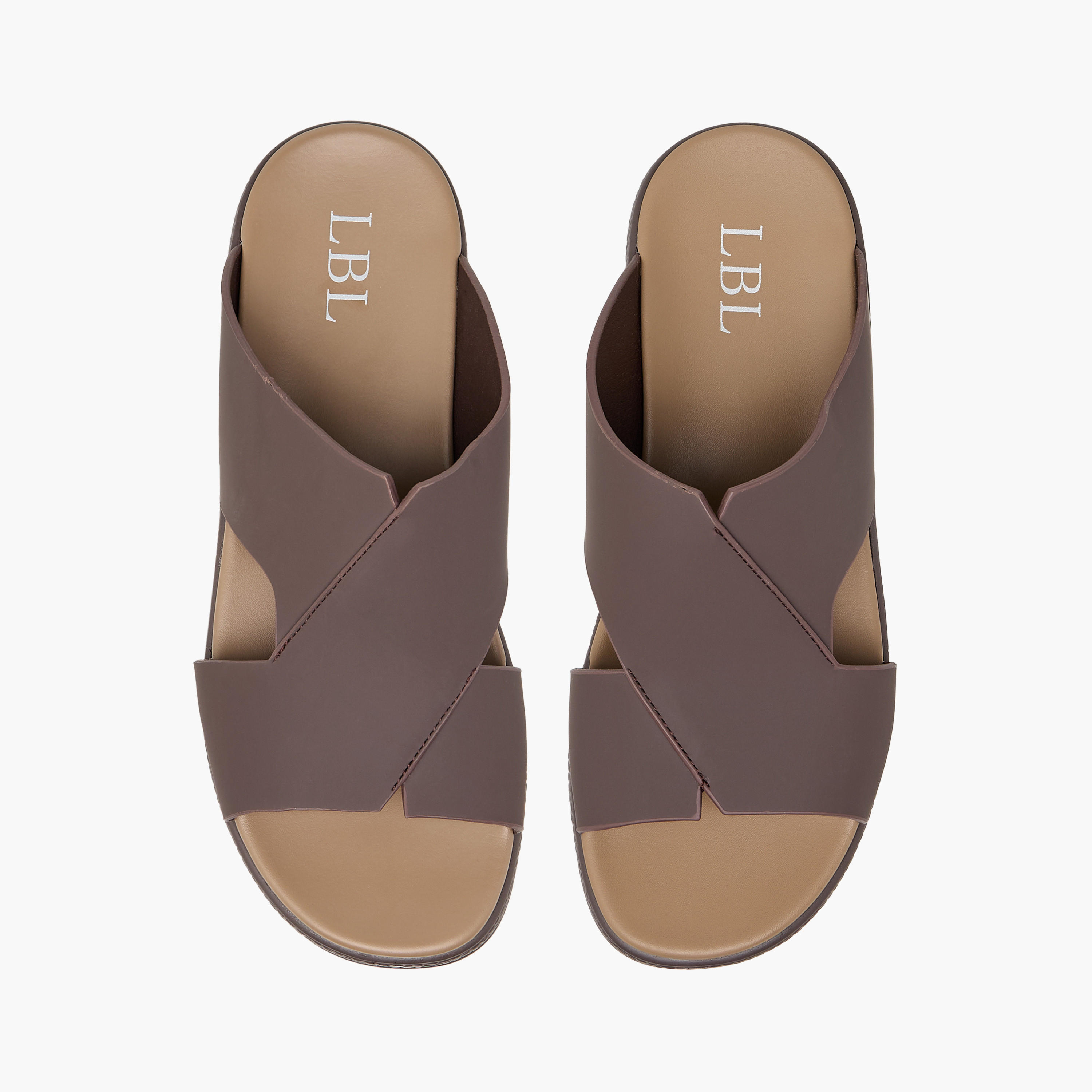 LBL by Shoexpress Cutout Slip-On Sandals-men-shoes-sandals-image-1