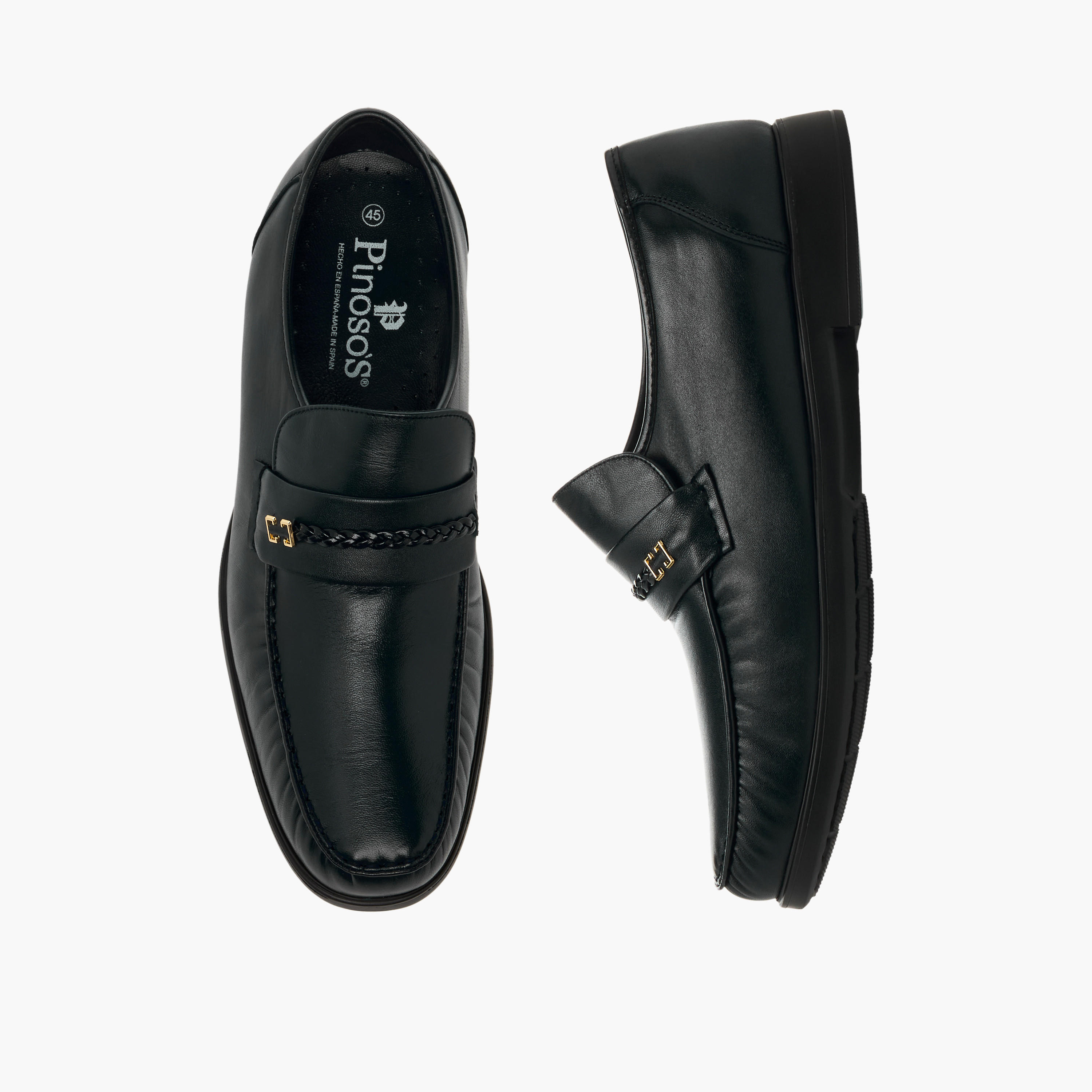 Pinosos Men Genuine Leather Slip-On Loafers-men-shoes-loafersandmoccasins-image-1