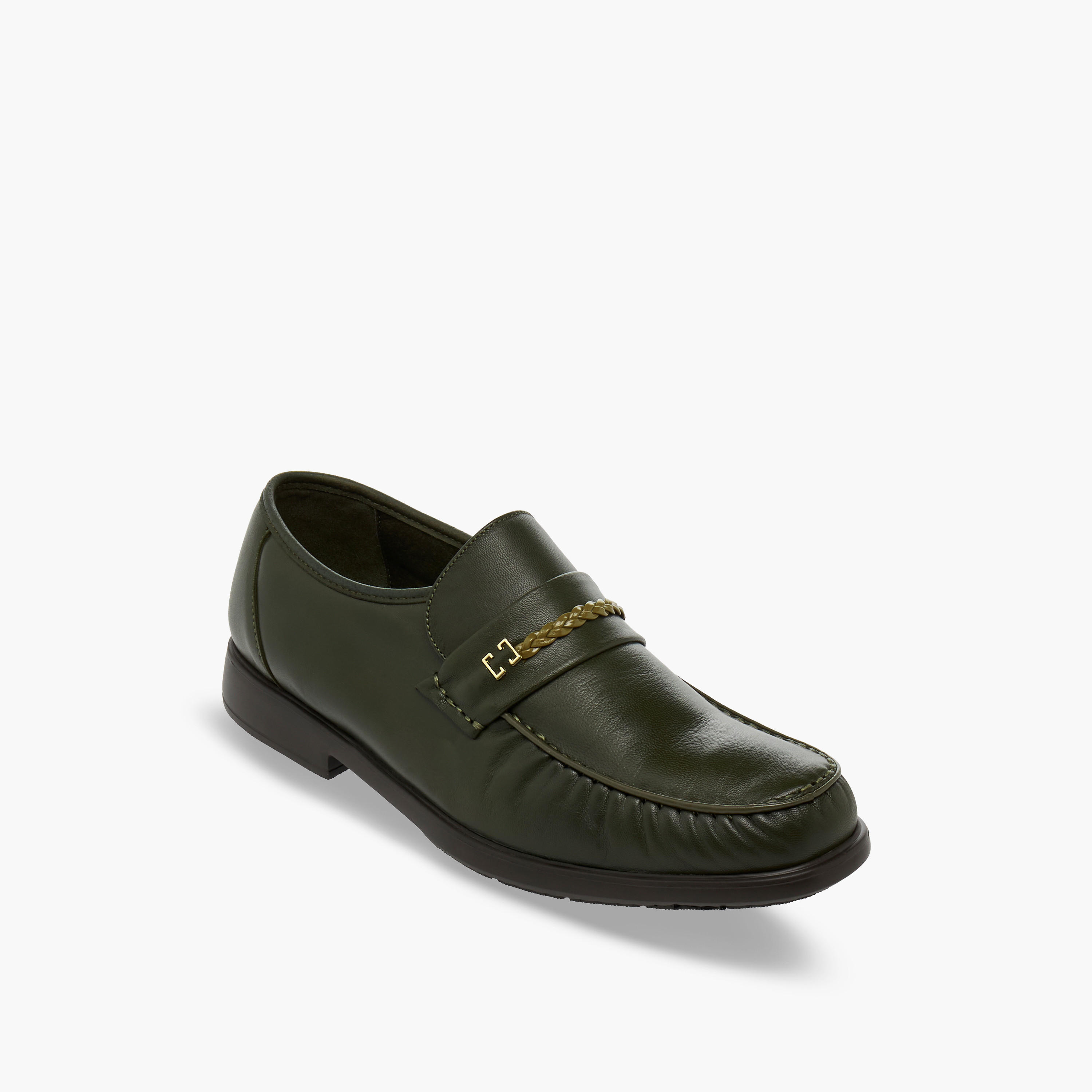 Pinosos Men Genuine Leather Slip-On Loafers-men-shoes-loafersandmoccasins-image-2