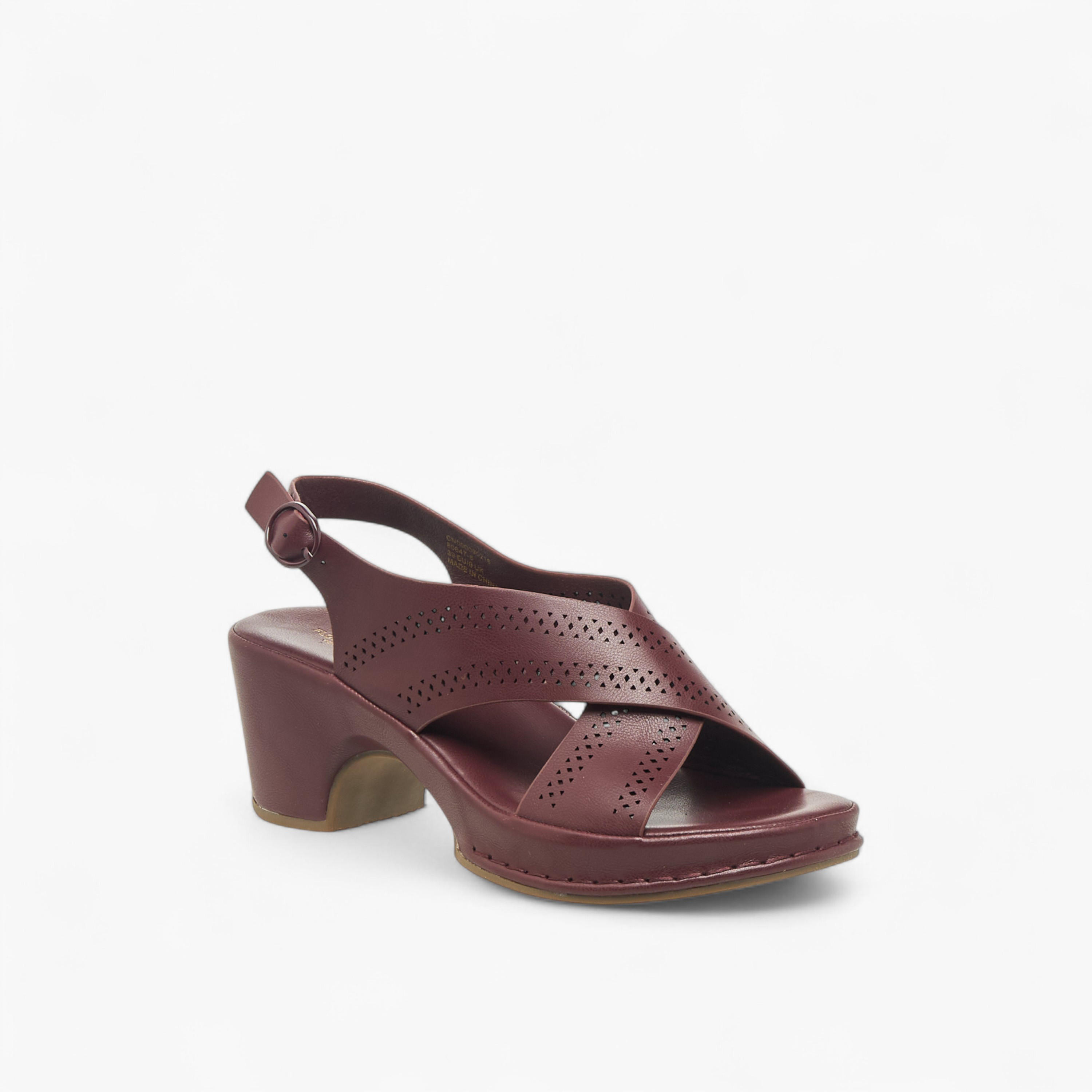 Flora Bella Women Perforated Cross Strap Block Heel Sandals-women-shoes-sandals-heeled-image-2