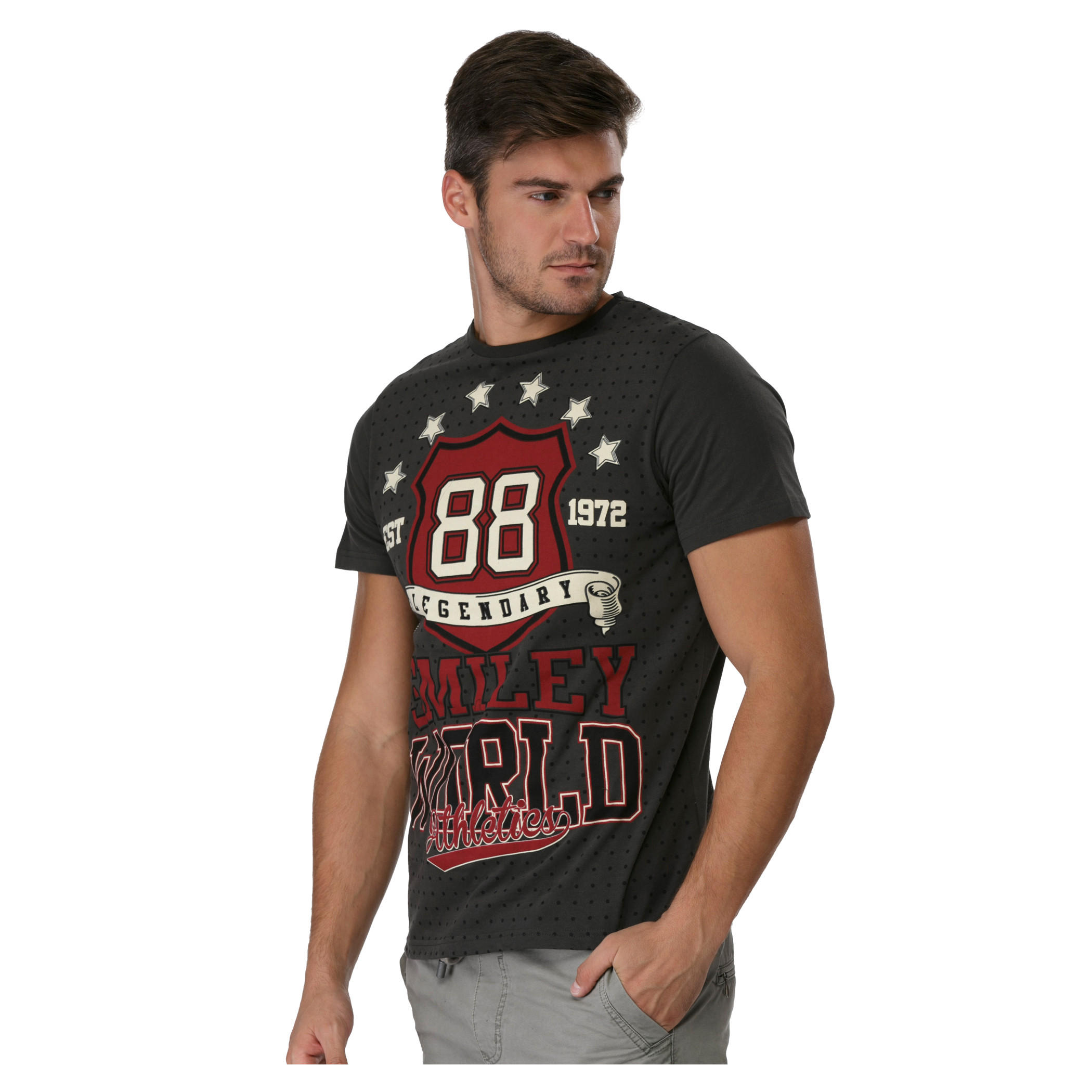 Smiley World Graphic Print T-shirt-men-clothing-tshirtsandpolos-tshirts-image-3