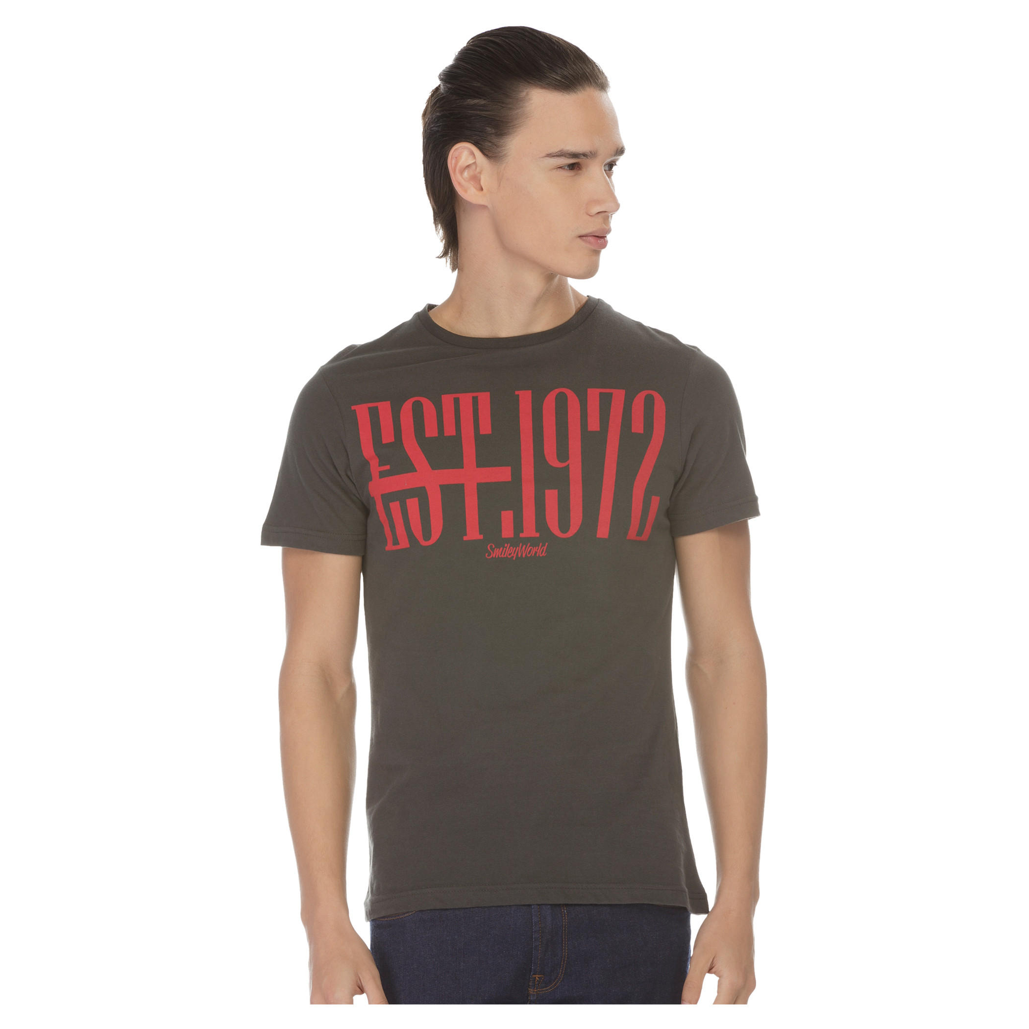 Smiley World Crew Neck T-shirt-men-clothing-tshirtsandpolos-tshirts-image-1