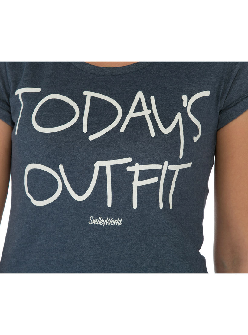 Smiley World Printed T-shirt-women-clothing-tshirts-image-2