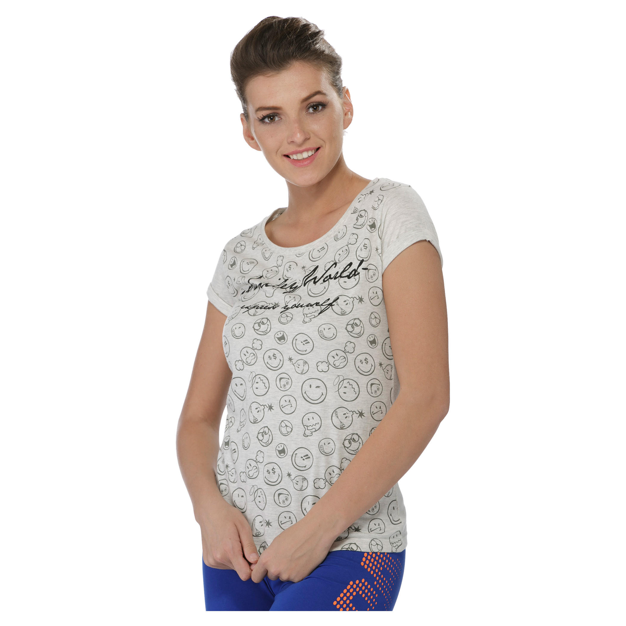 Smiley World Short Sleeves T-shirt-women-clothing-tshirts-image-1