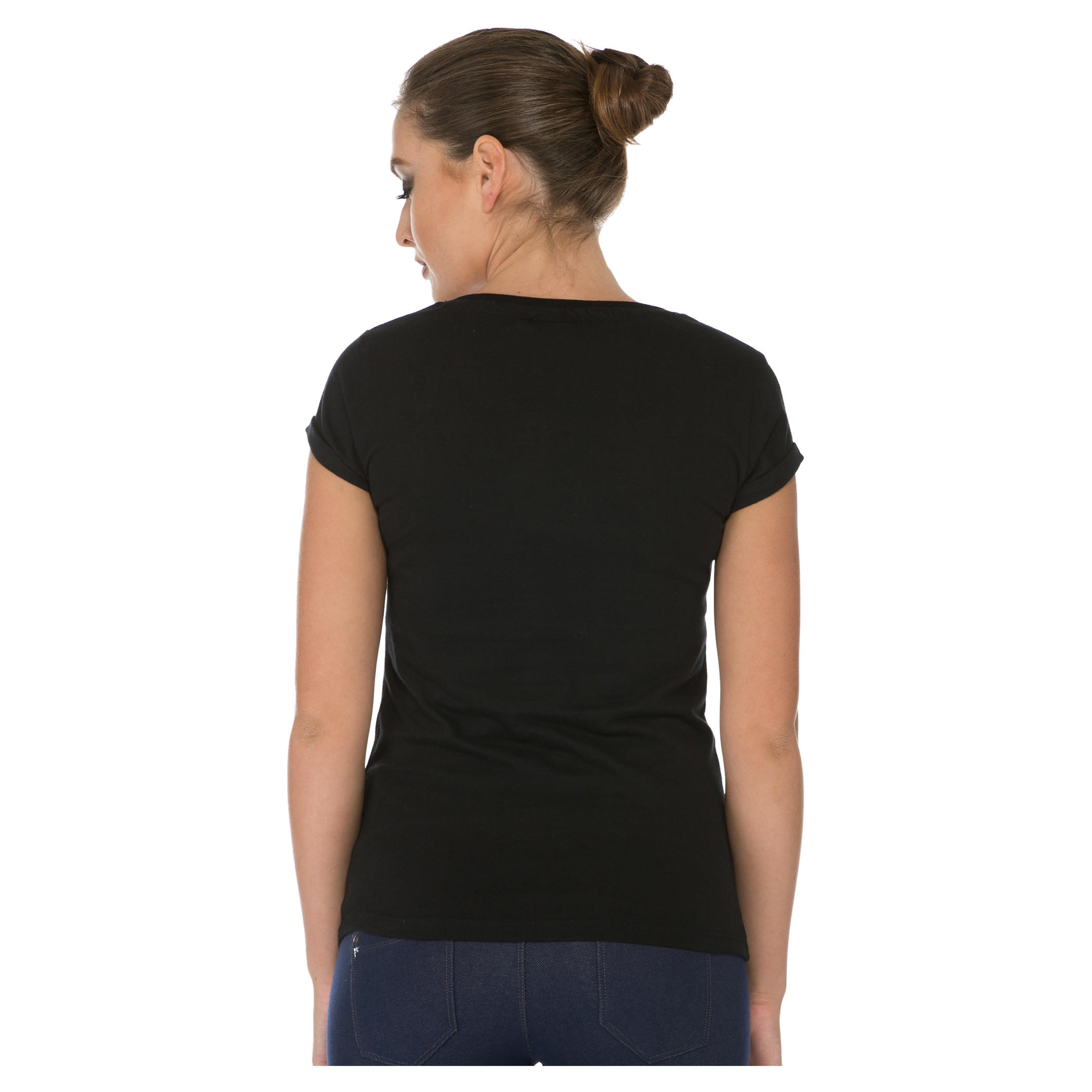 Smiley World Printed T-shirt-women-clothing-tshirts-image-4